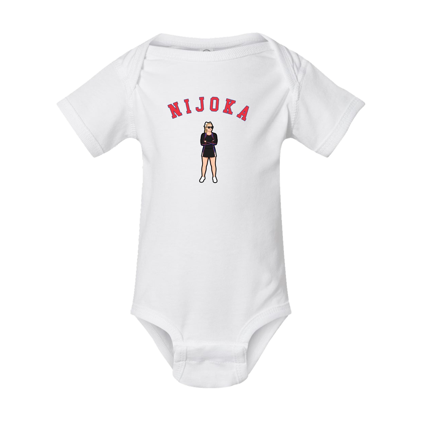 Baby Onesie — Shirsey Arch in White