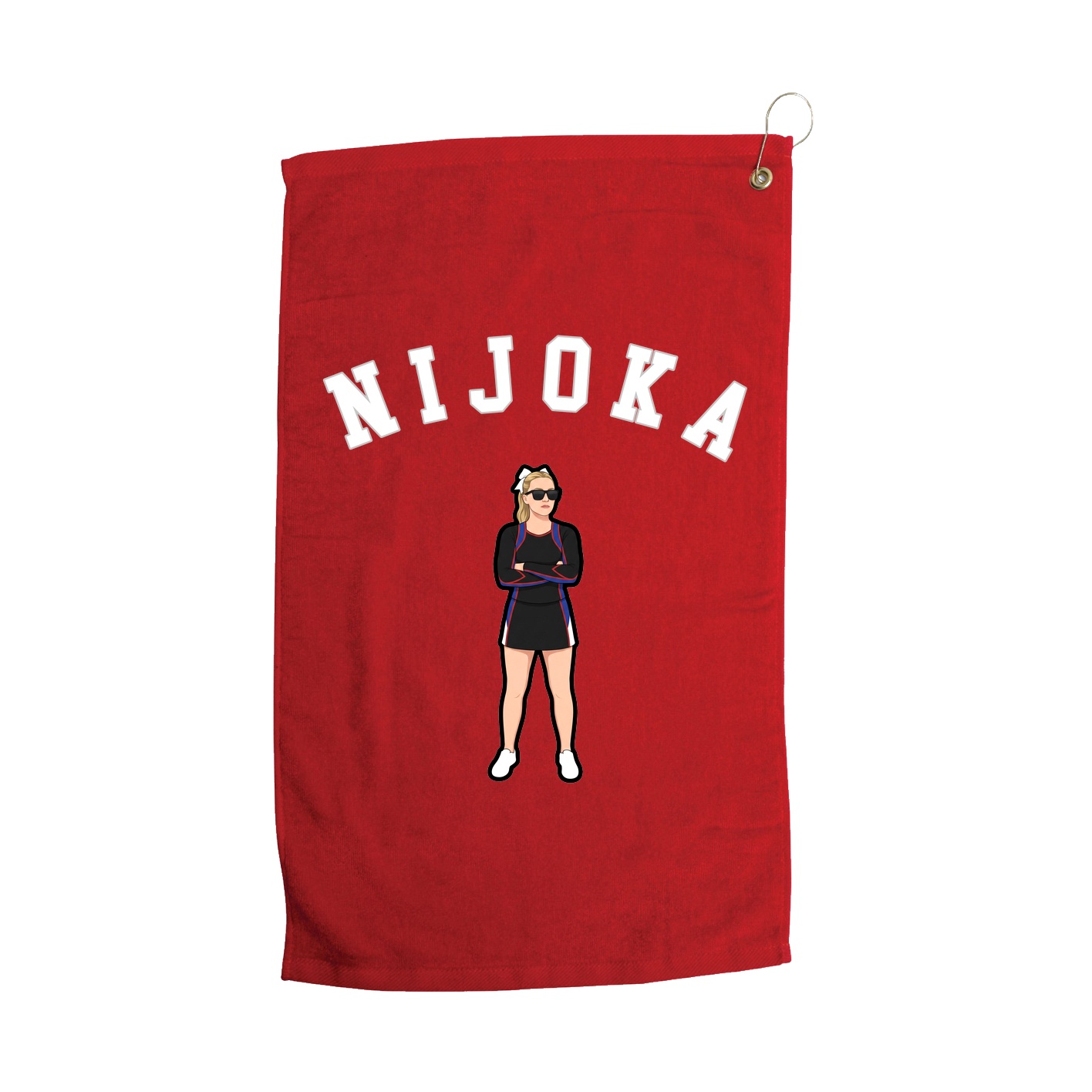 Golf Towel — Shirsey Arch in Red