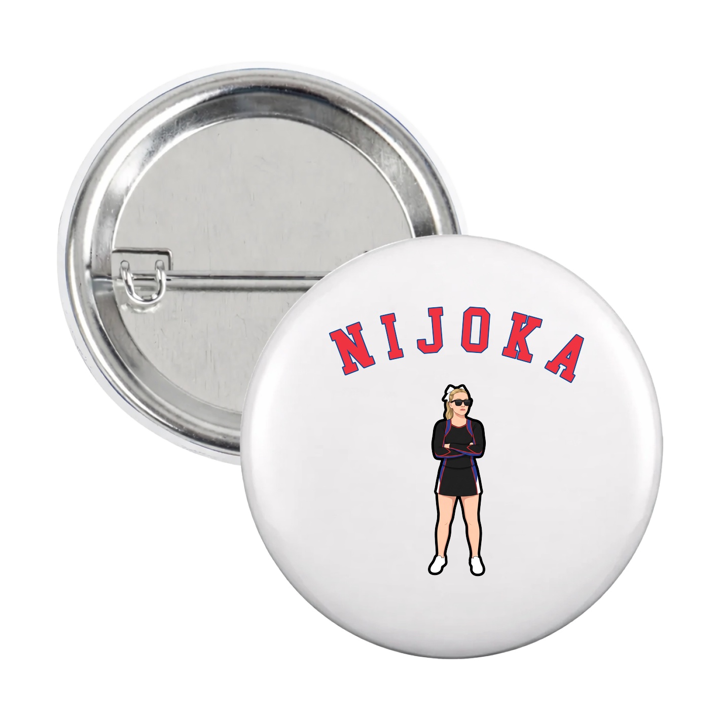 Game Day Button — Shirsey Arch in White