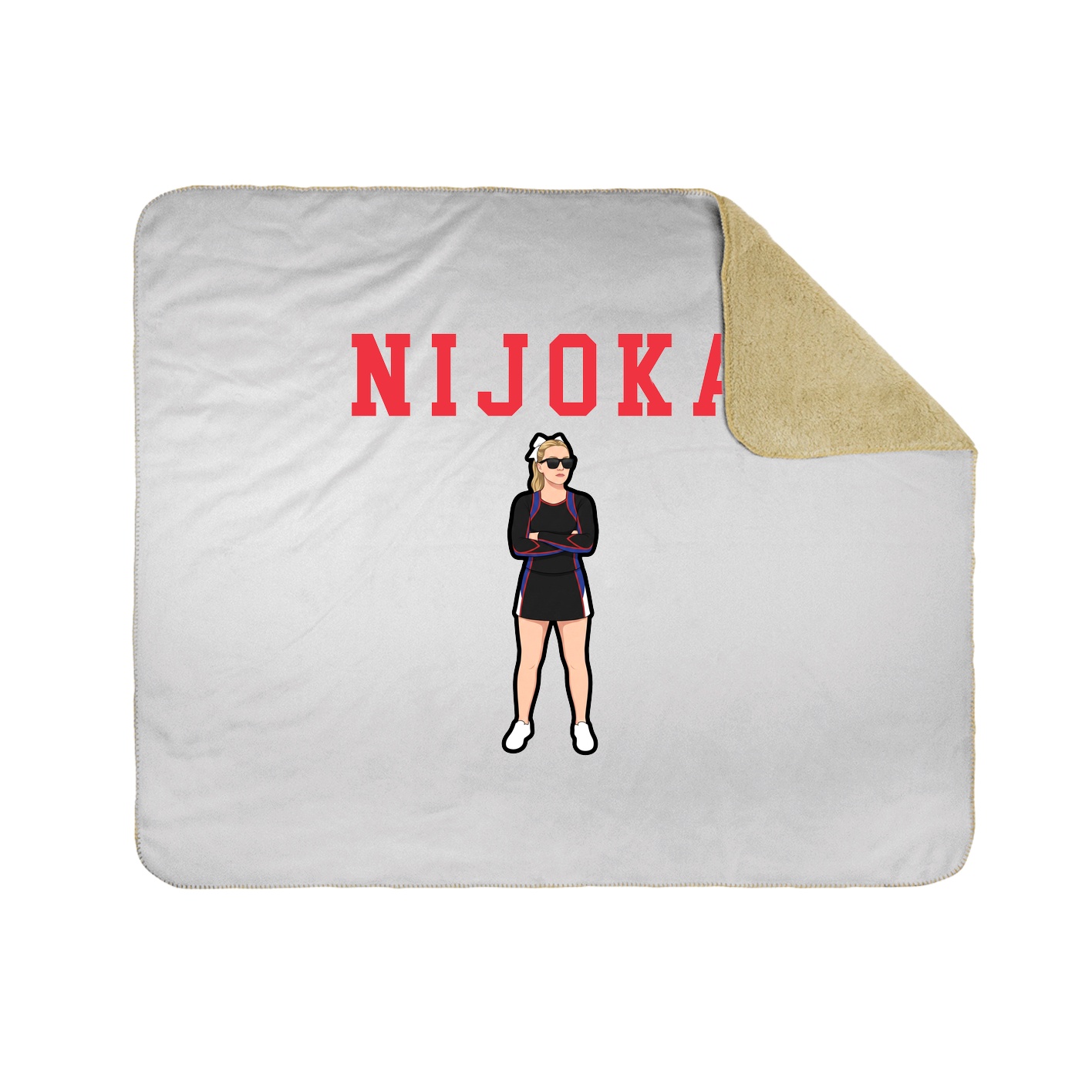 Throw Blanket — Shirsey in White