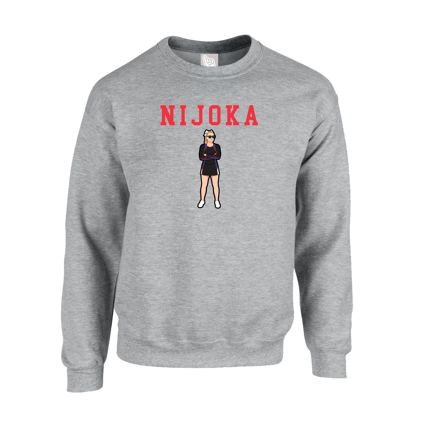 Fleece Crew — Shirsey in Grey
