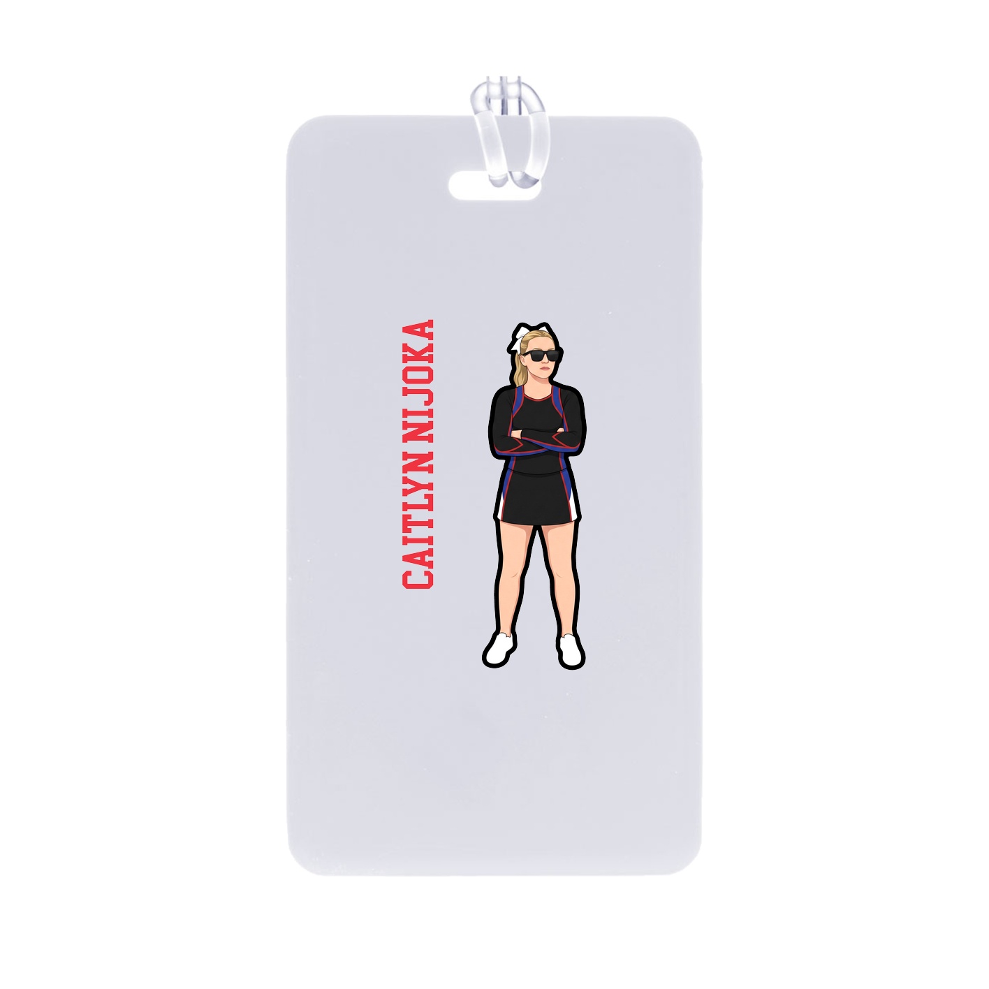 Bag Tag — Name Vertical in Classic