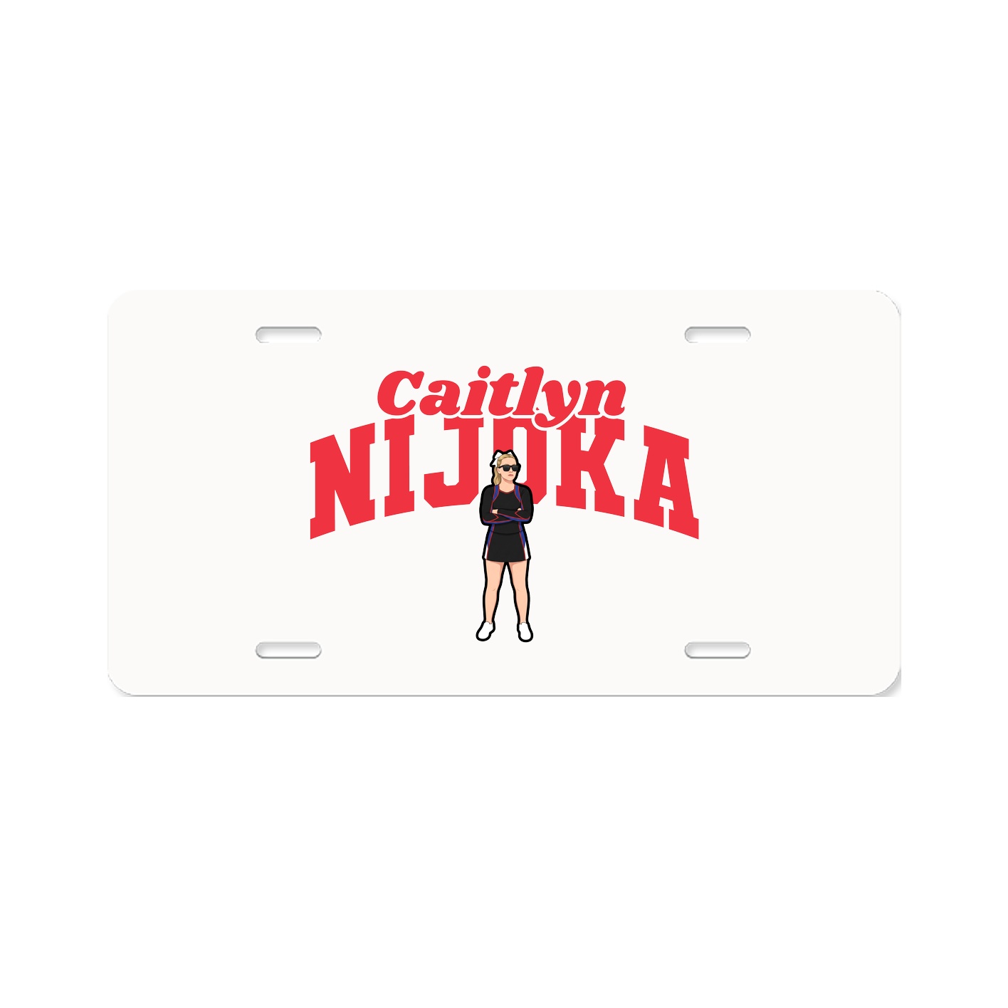 License Plate — Signature Arch in Classic