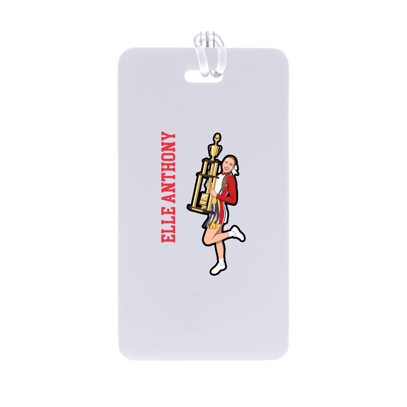 Bag Tag — Name Vertical in Classic