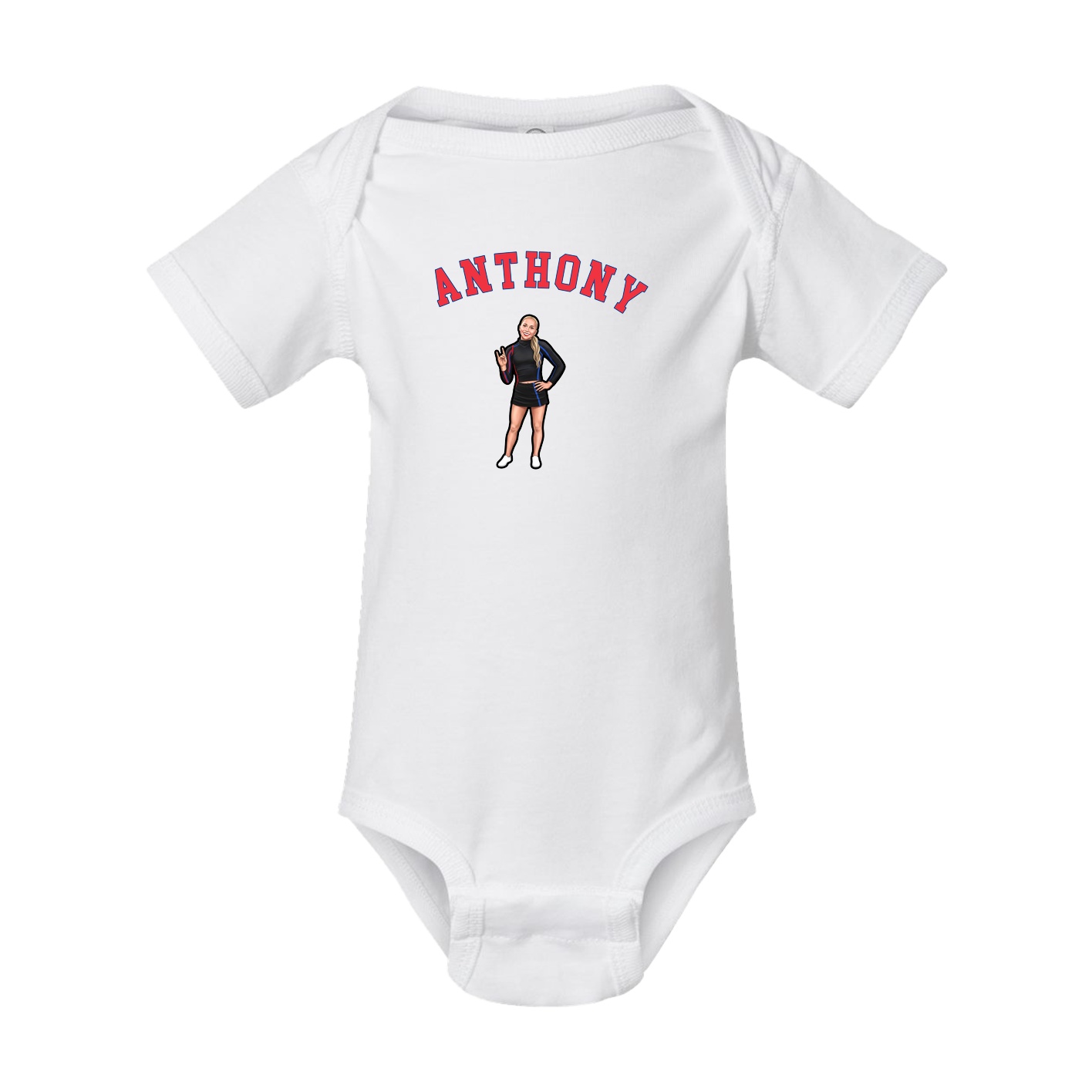 Baby Onesie — Shirsey Arch in White