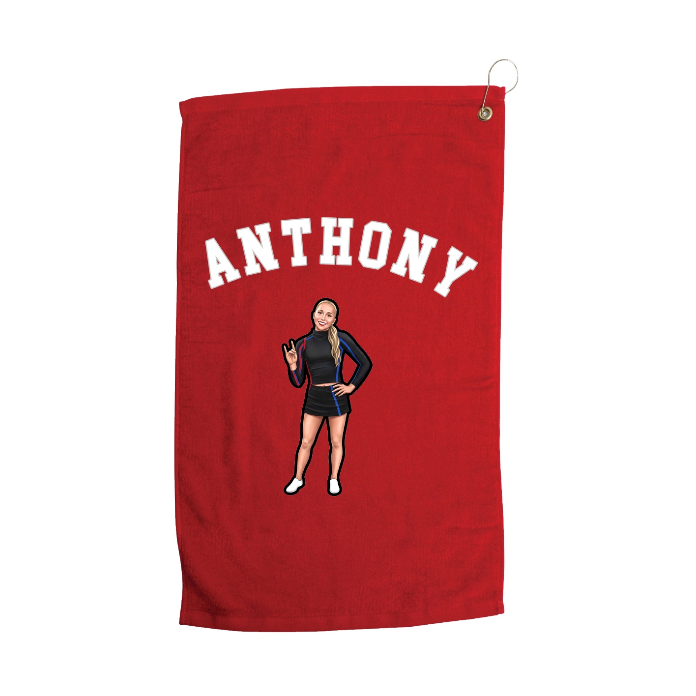 Golf Towel — Shirsey Arch in Red