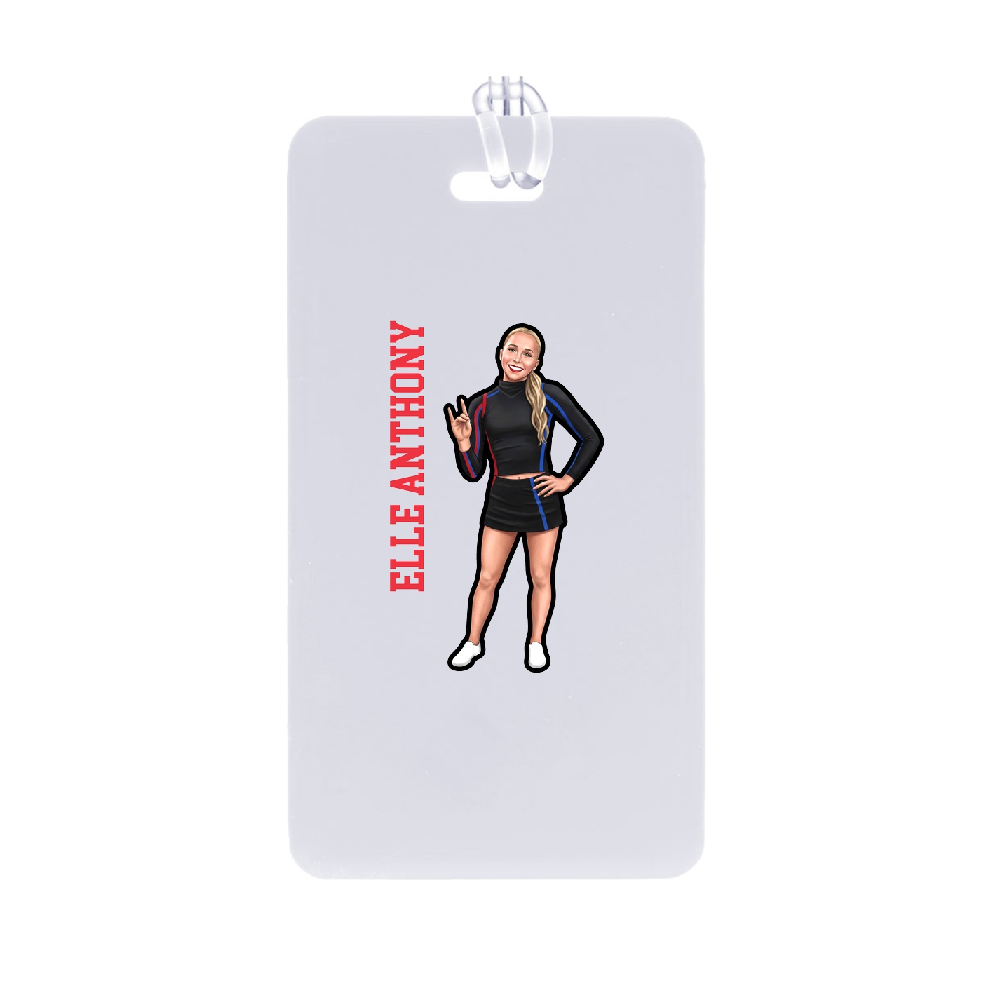 Bag Tag — Name Vertical in Classic