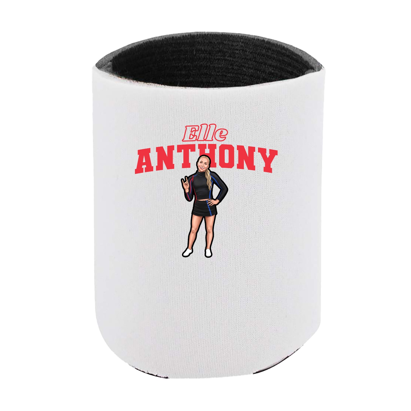 Can Holder — Name Arch in White