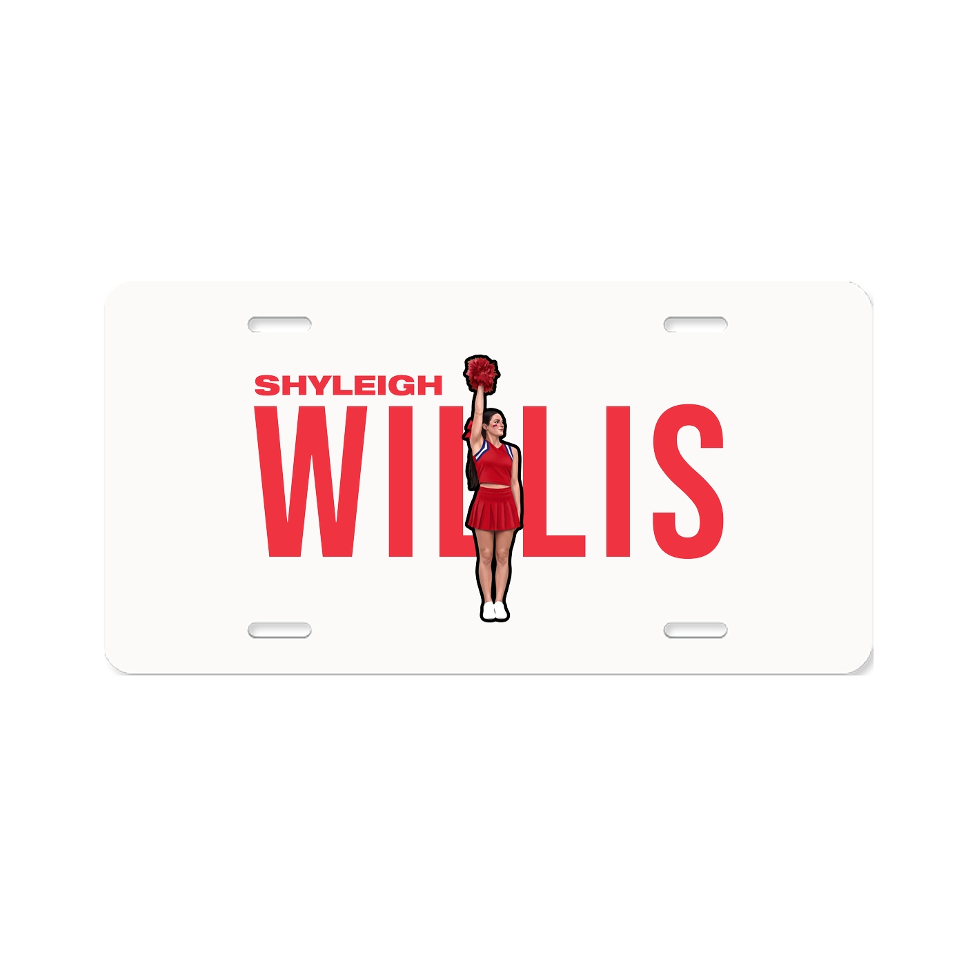 License Plate — Player Name in Classic