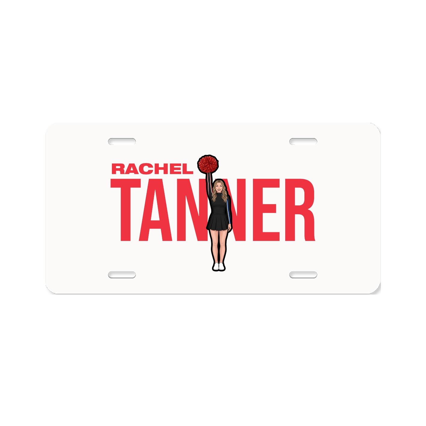 License Plate — Player Name in Classic