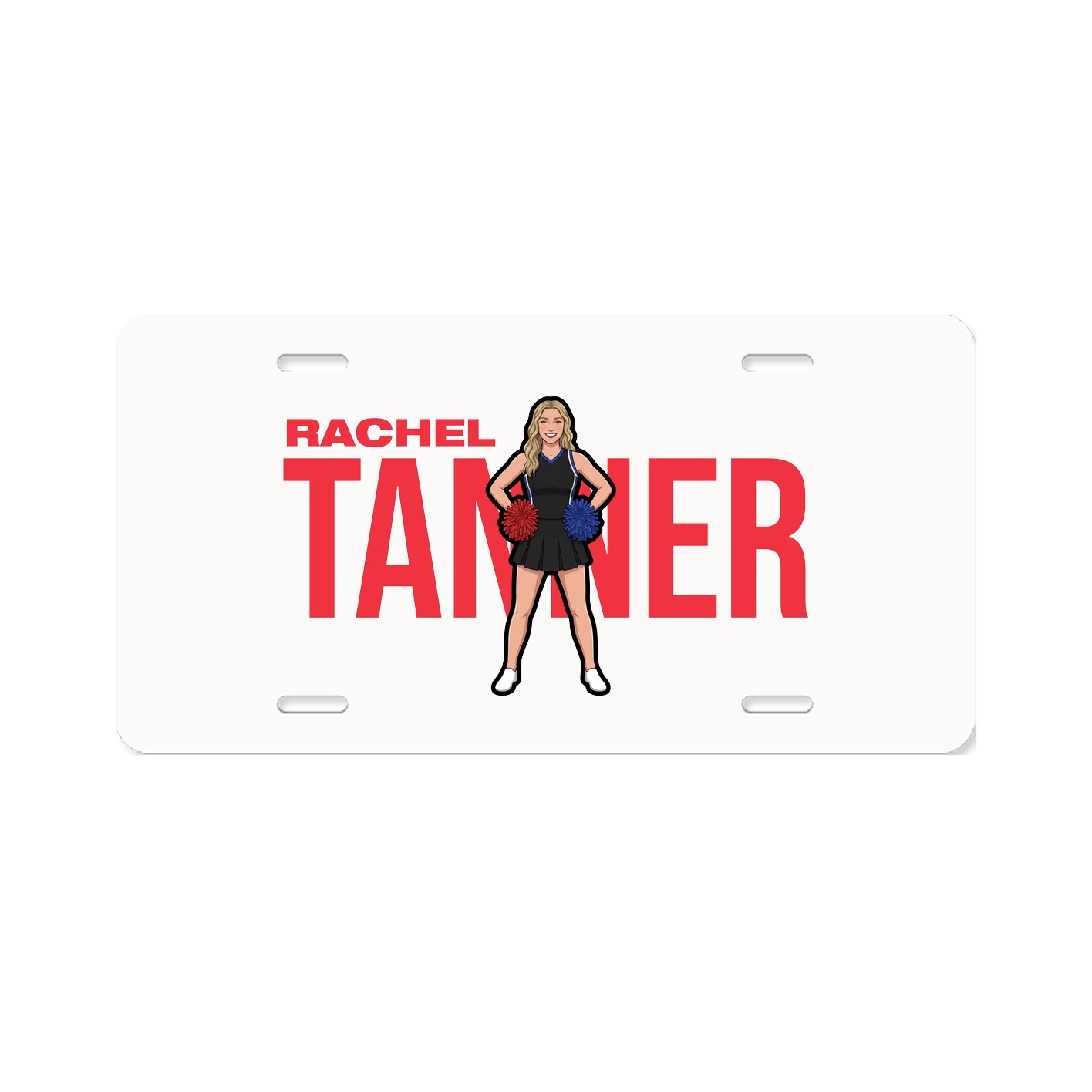 License Plate — Player Name in Classic