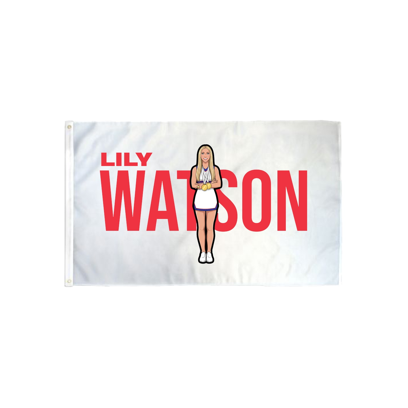 3x5 Flag — Player Name in Classic