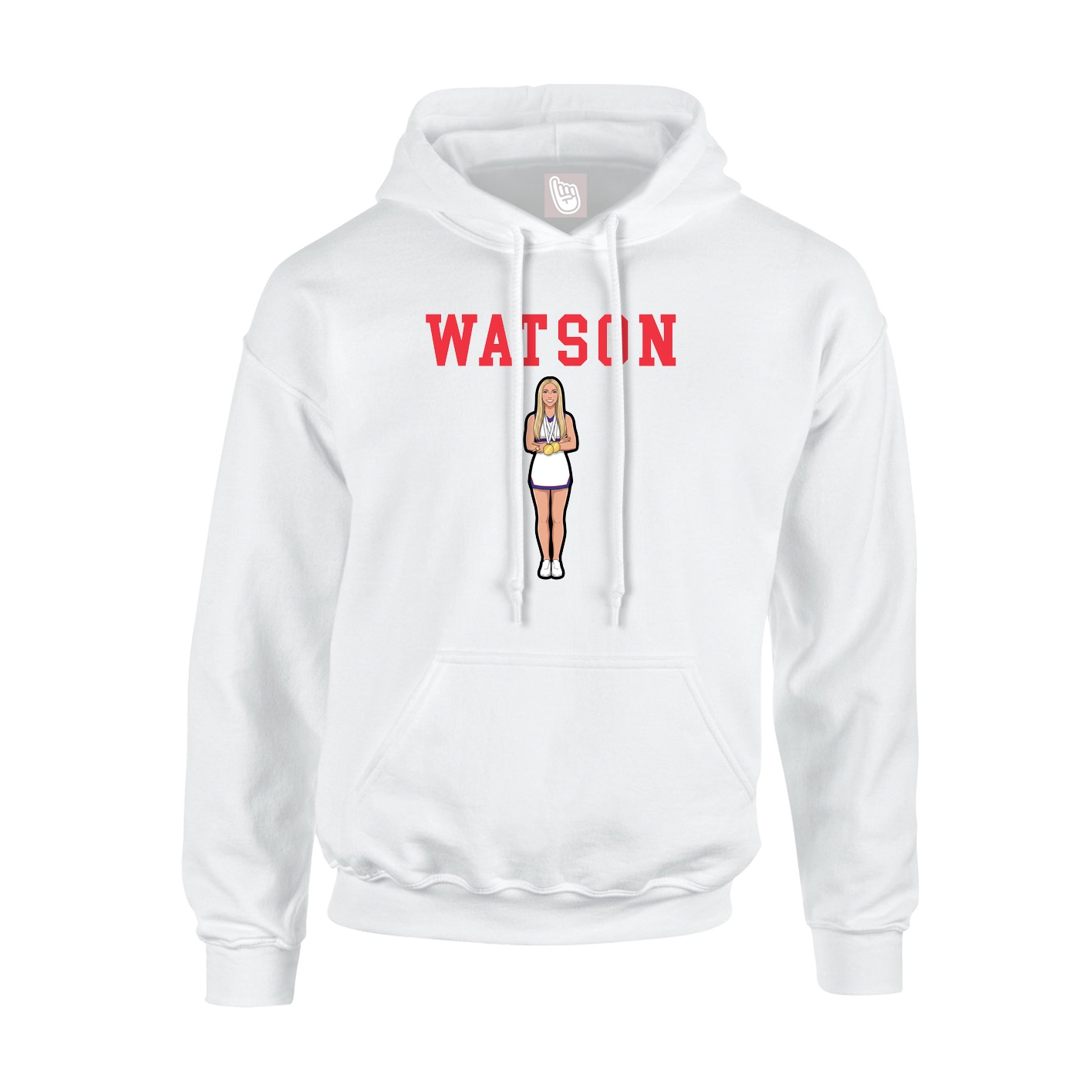 Youth Hoodie — Shirsey in White