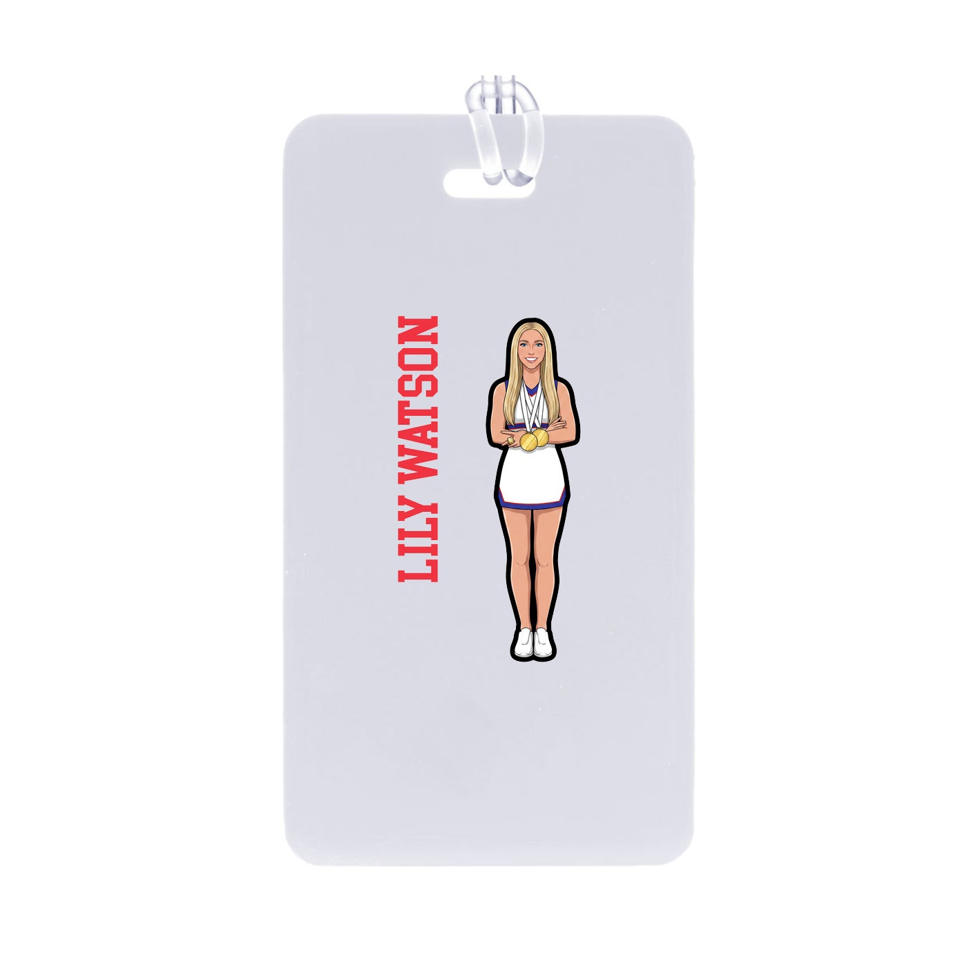 Bag Tag — Name Vertical in Classic