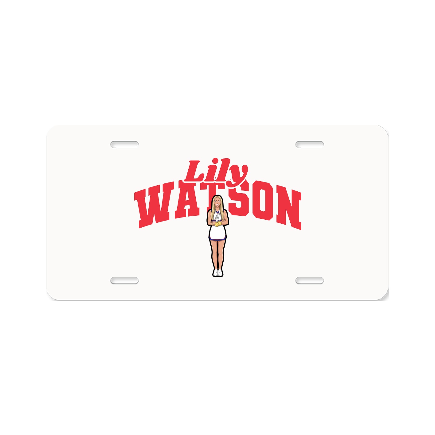 License Plate — Signature Arch in Classic
