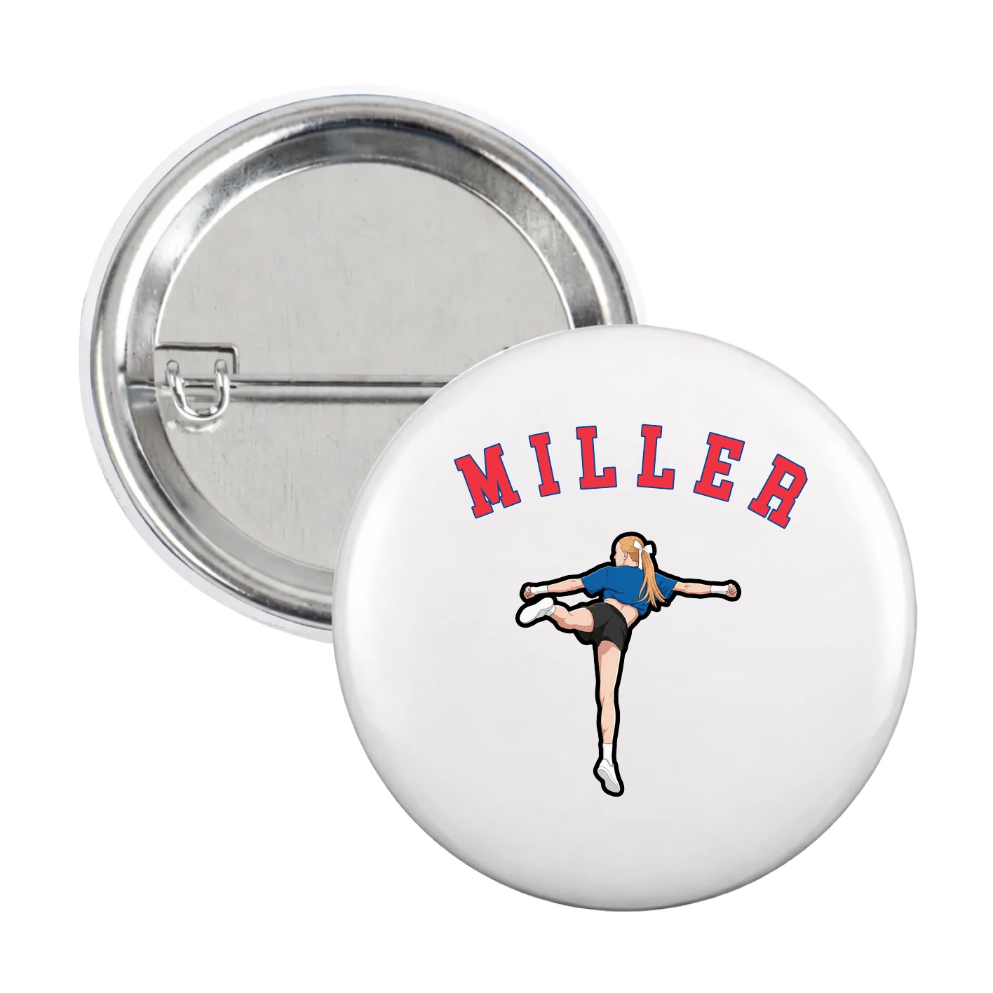 Game Day Button — Shirsey Arch in White