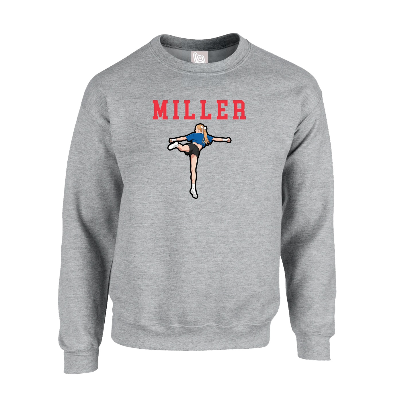 Fleece Crew — Shirsey in Grey