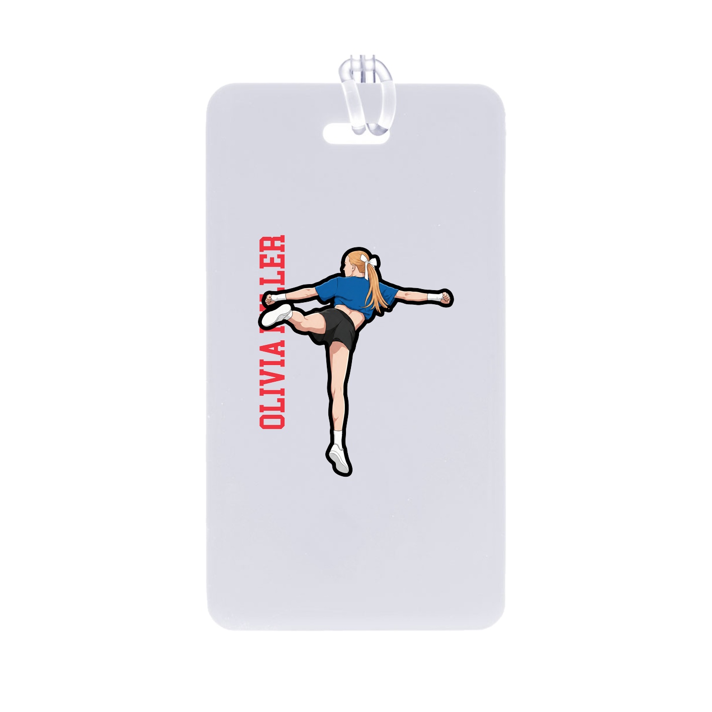 Bag Tag — Name Vertical in Classic