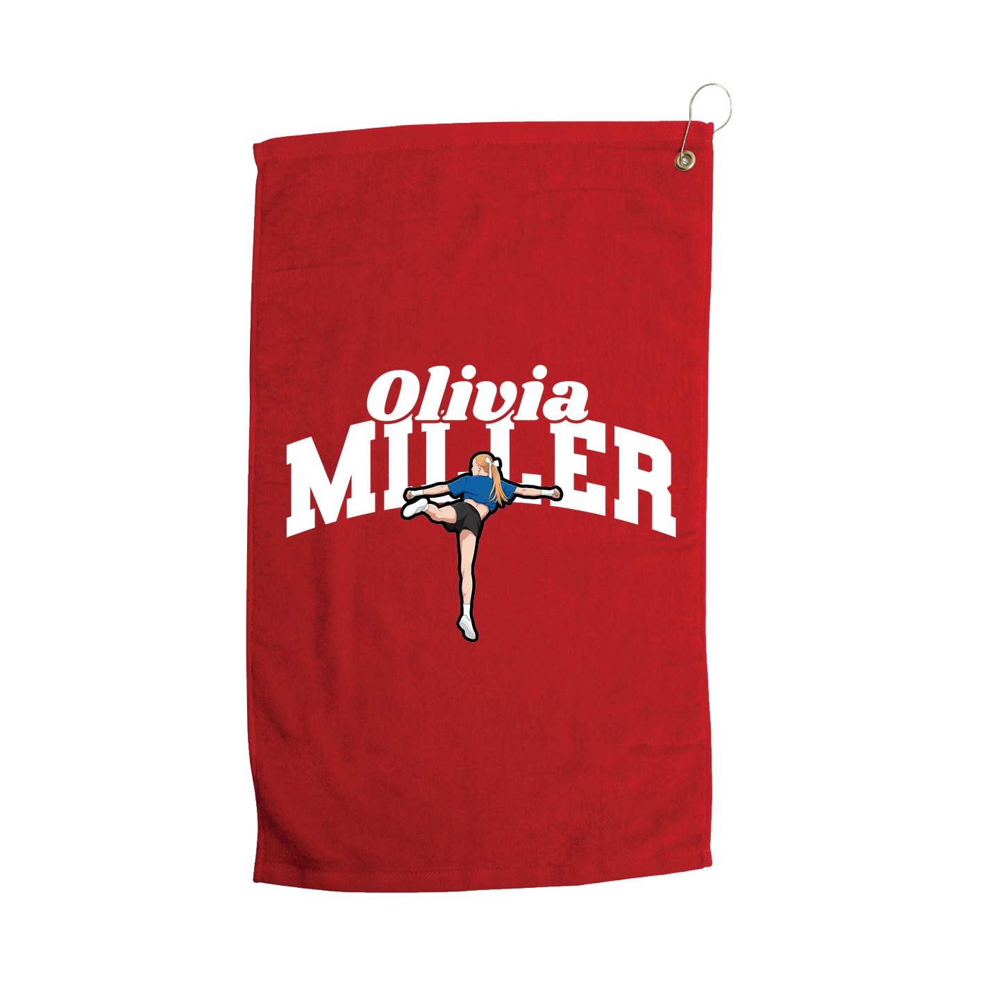 Golf Towel — Signature Arch in Red