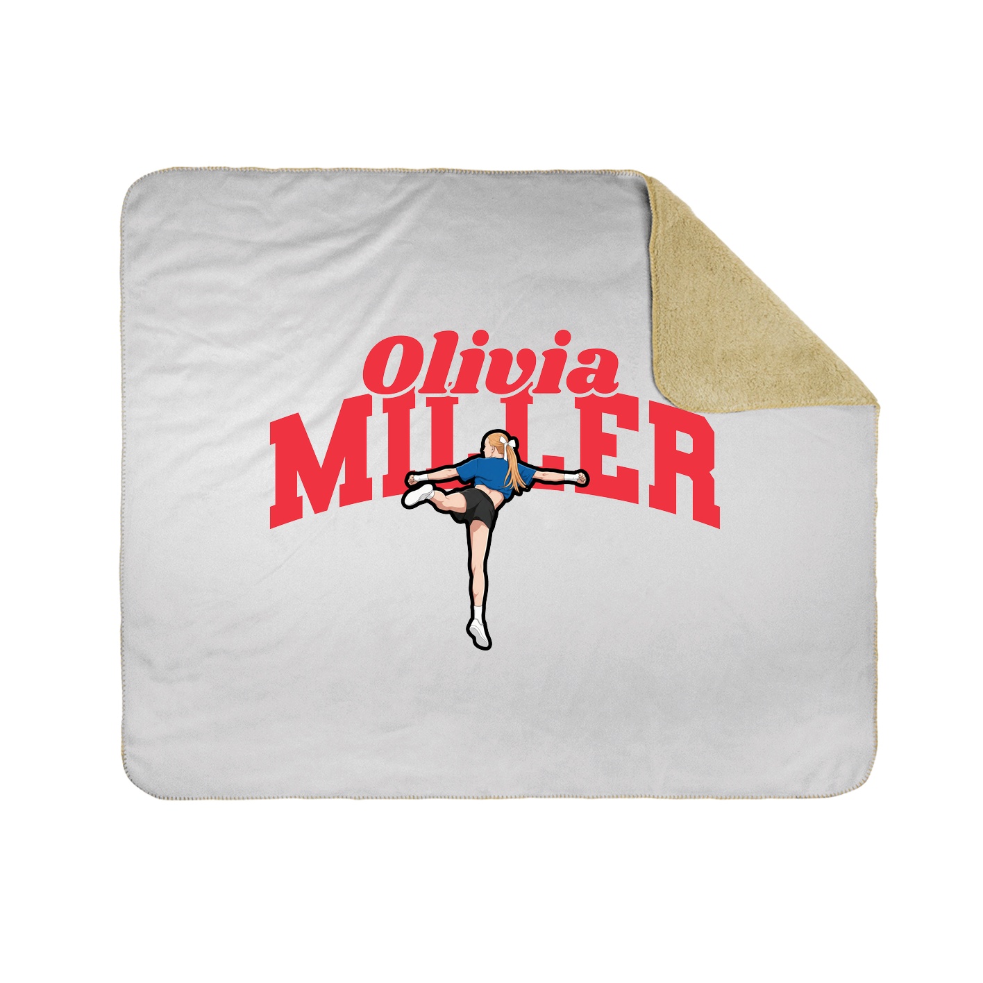 Throw Blanket — Signature Arch in White