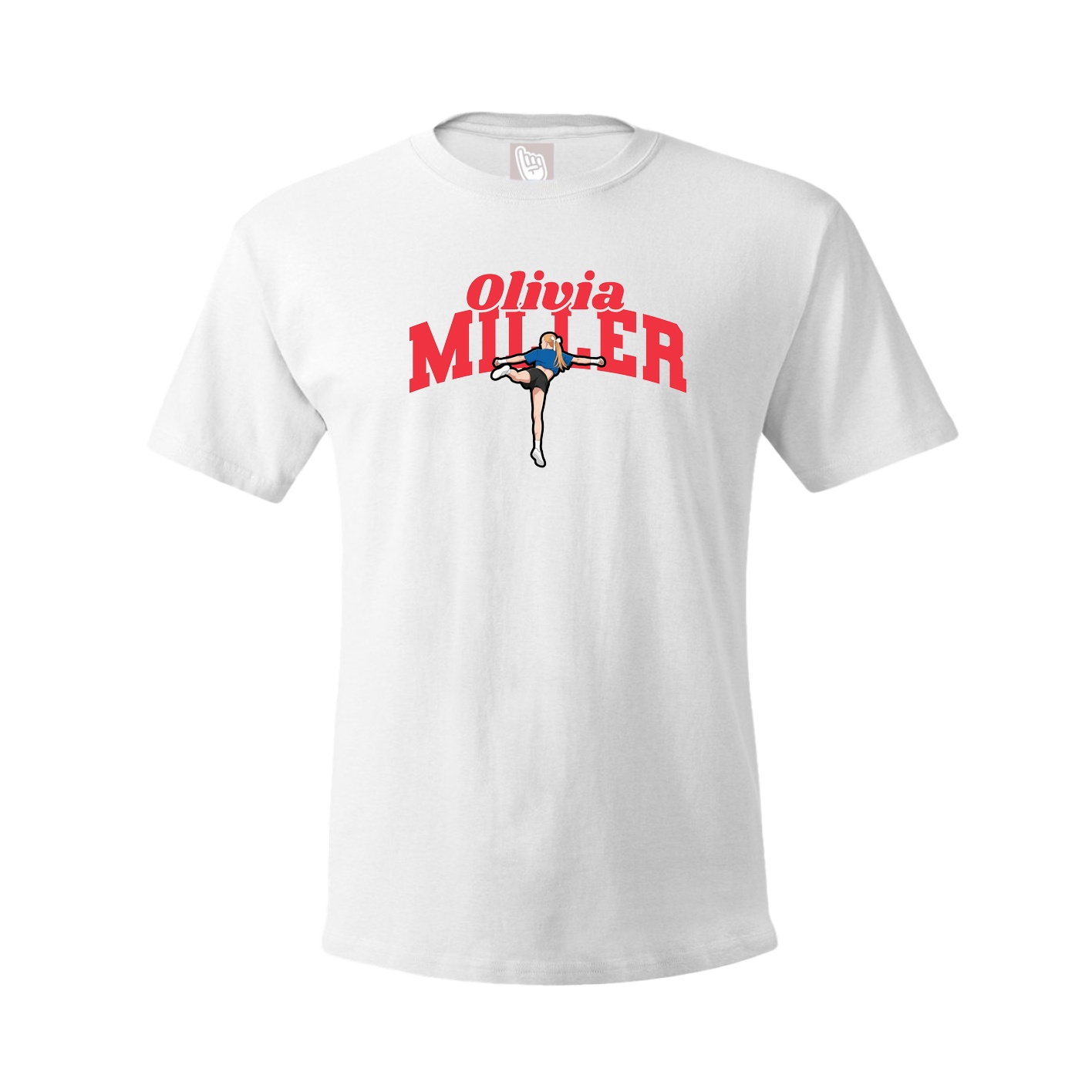 Youth Tee — Signature Arch in White
