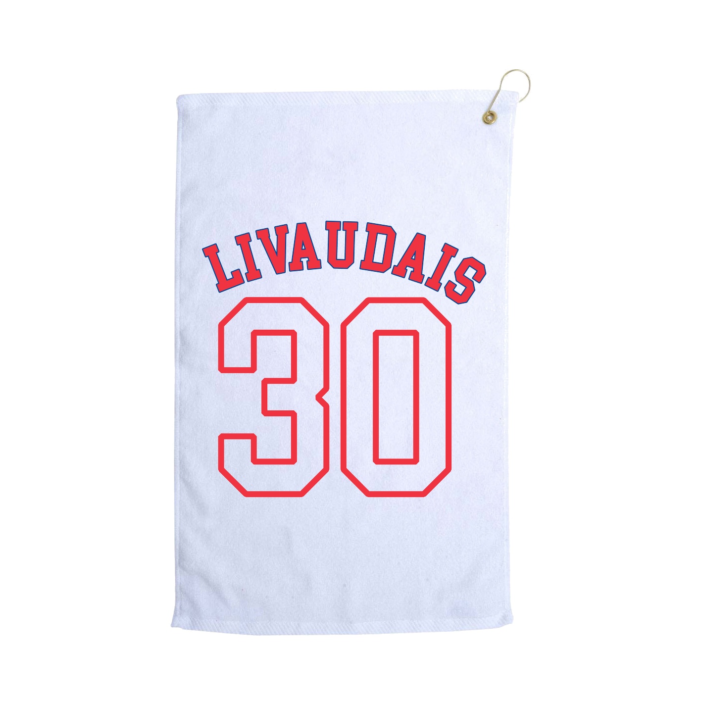 Golf Towel — Shirsey Arch in White