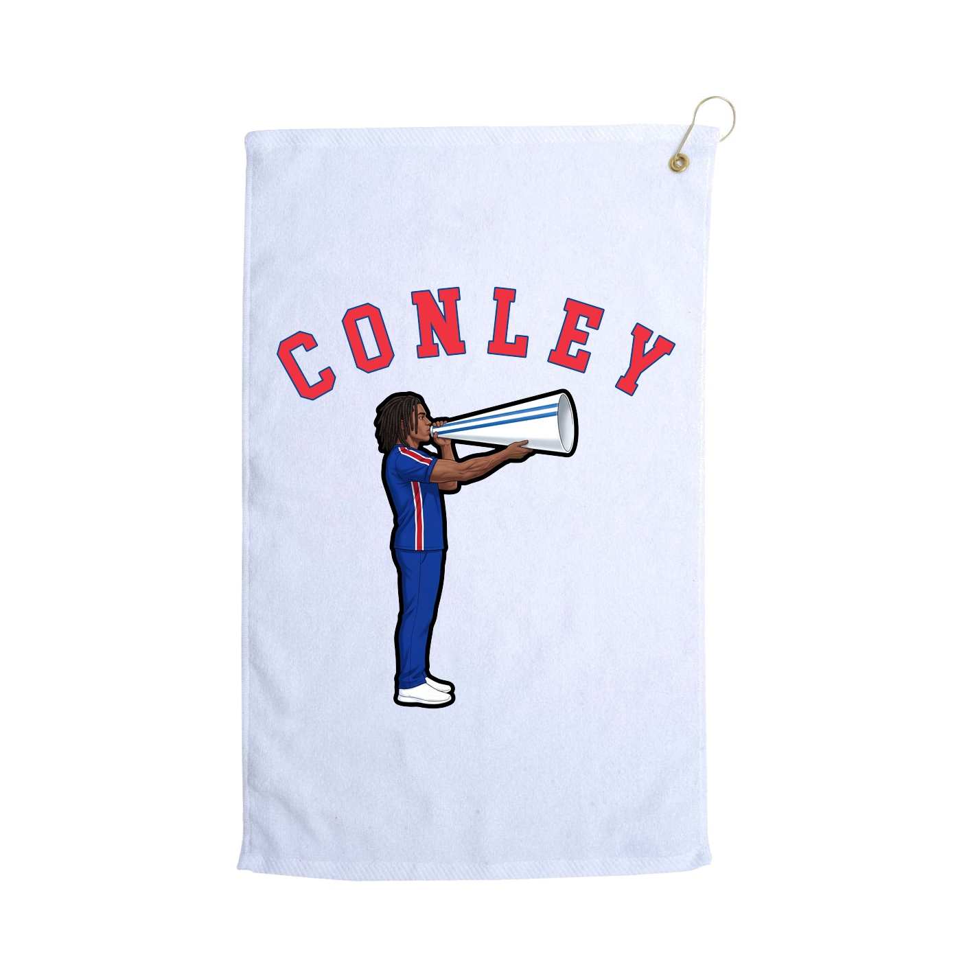 Golf Towel — Shirsey Arch in White