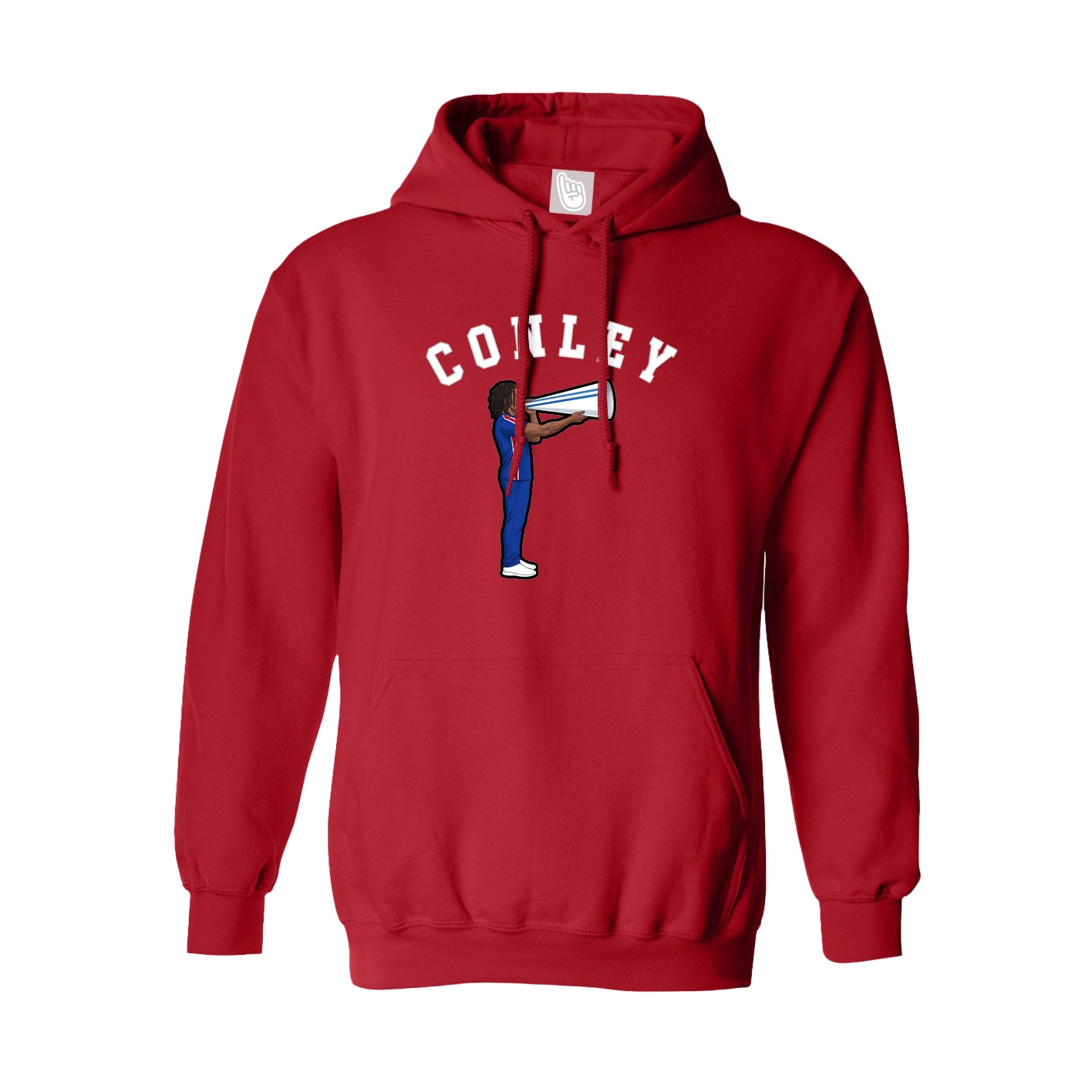 Hoodie — Shirsey Arch in Red