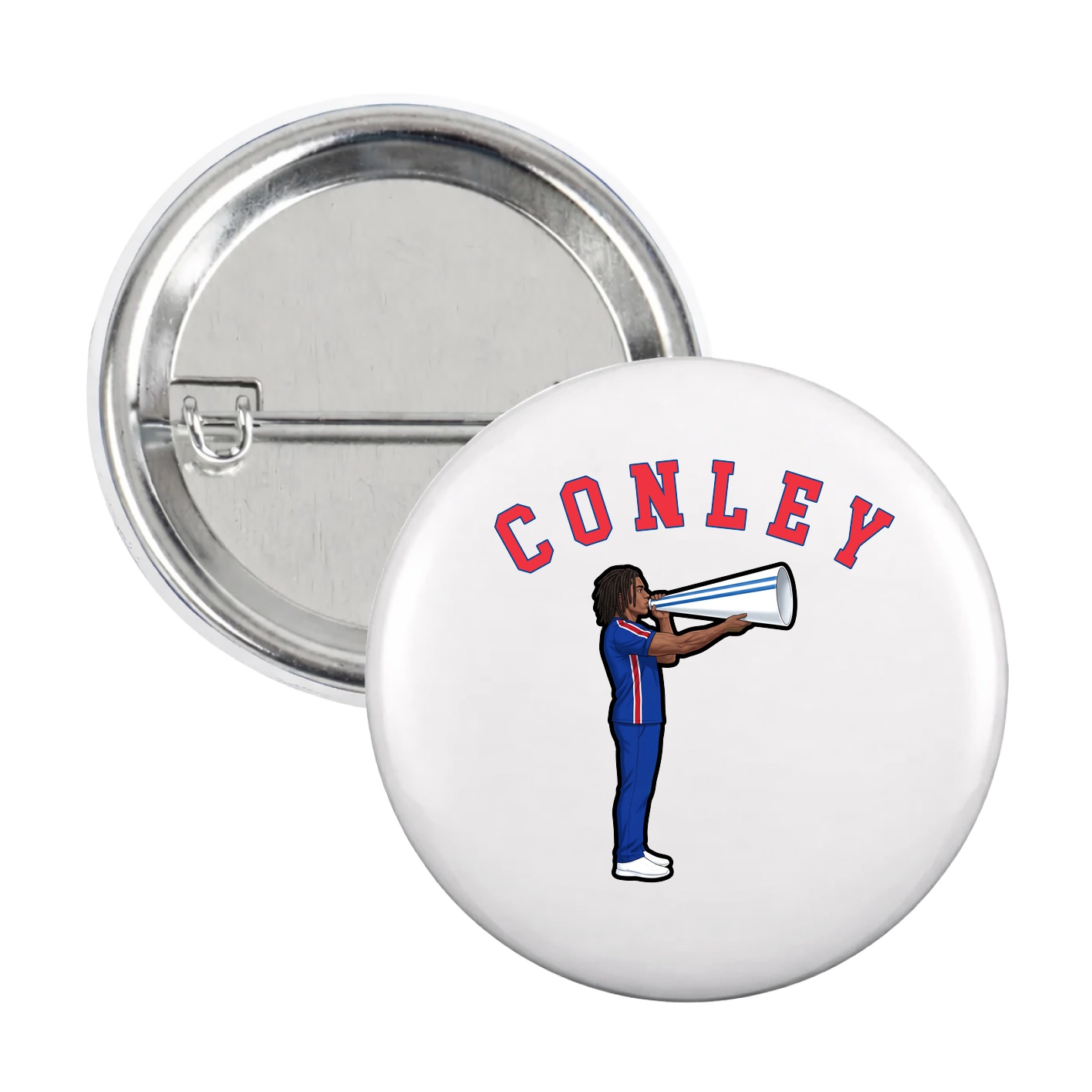 Game Day Button — Shirsey Arch in White