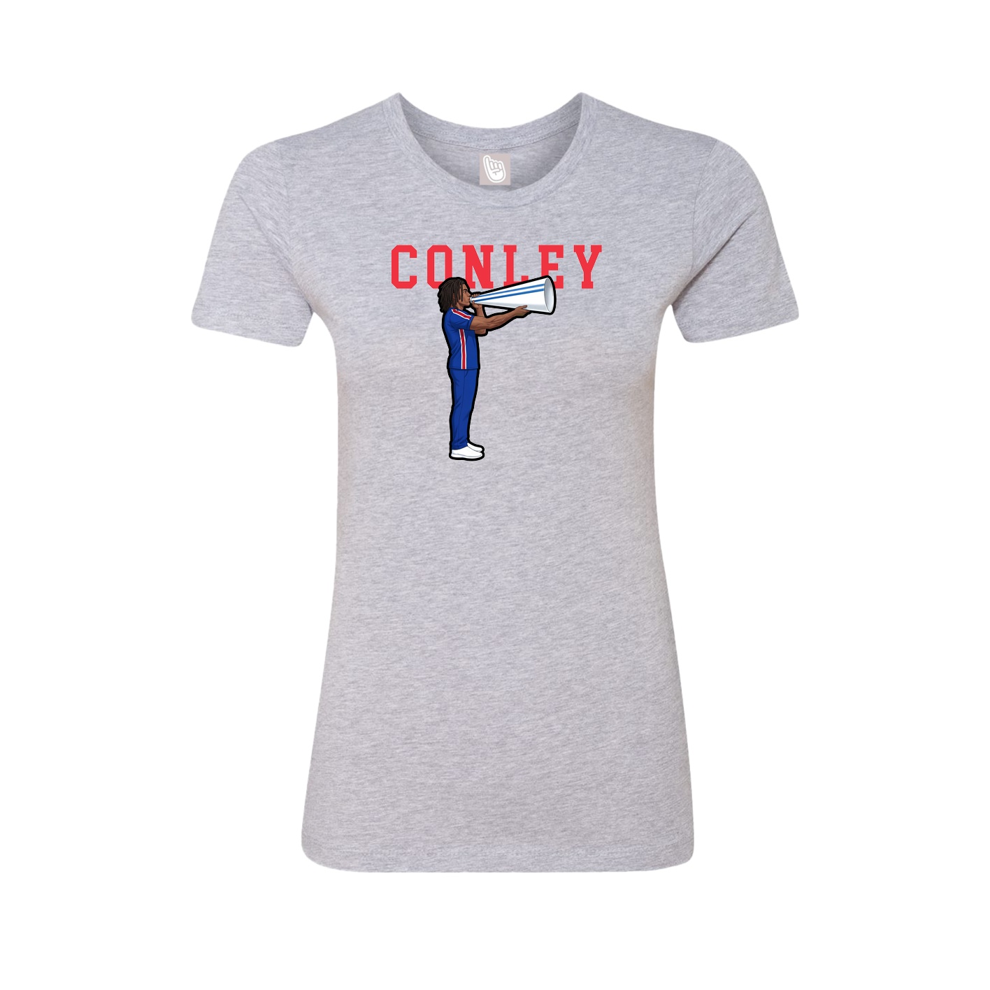 Fitted Women's Tee — Shirsey in Grey