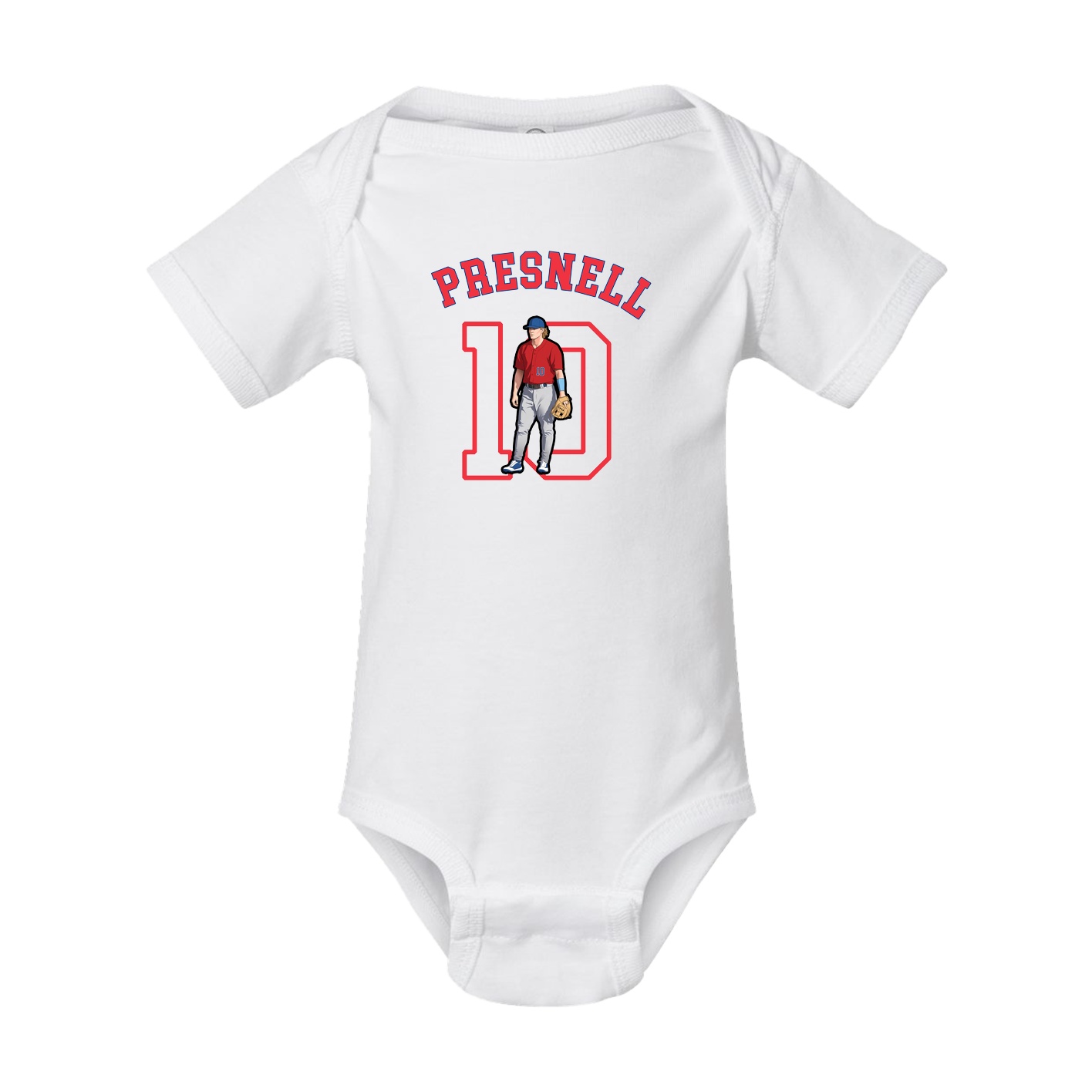 Baby Onesie — Shirsey Arch in White