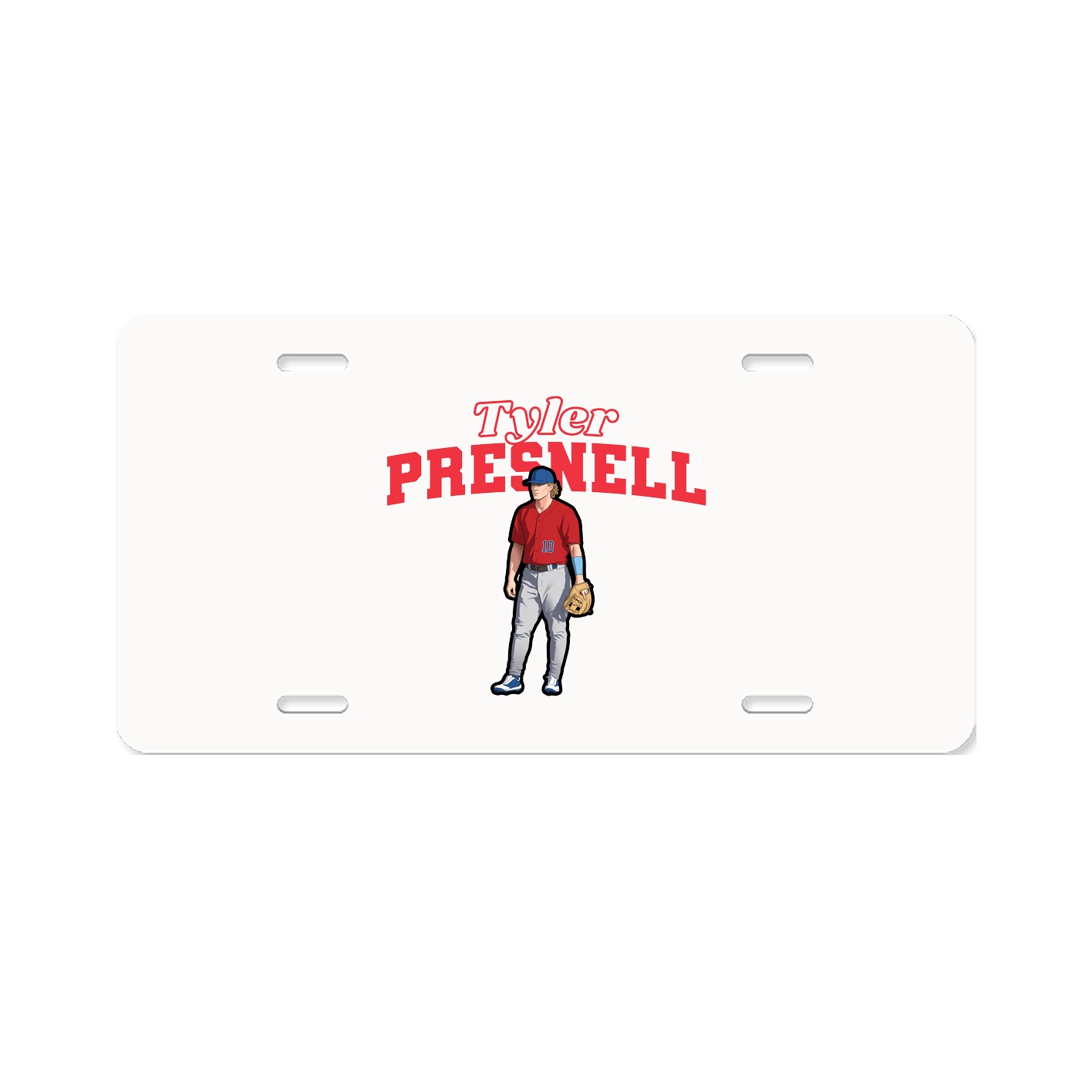 License Plate — Name Arch in Classic