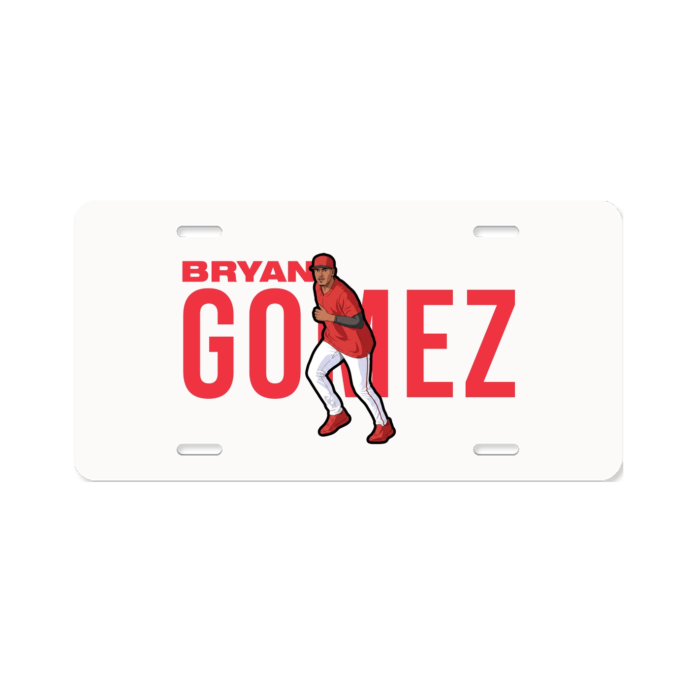 License Plate — Player Name in Classic