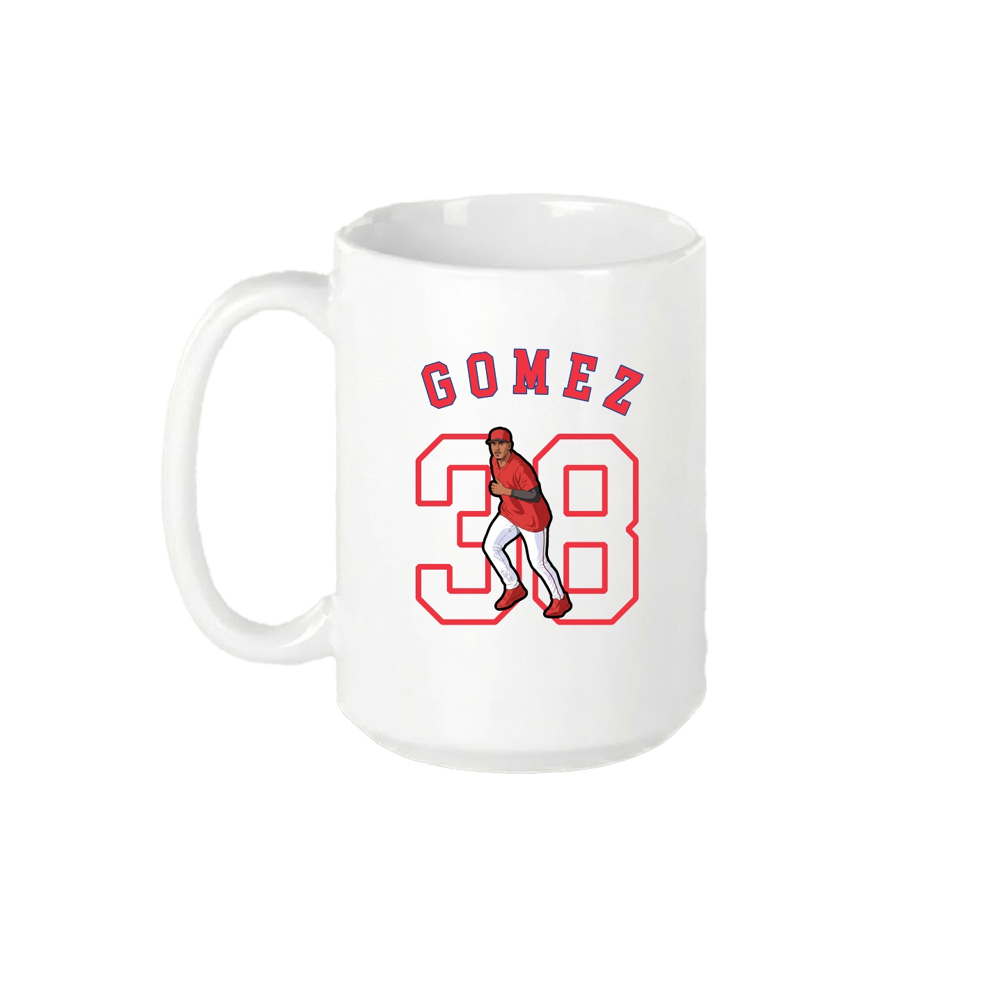 15oz Coffee Mug — Shirsey Arch in White