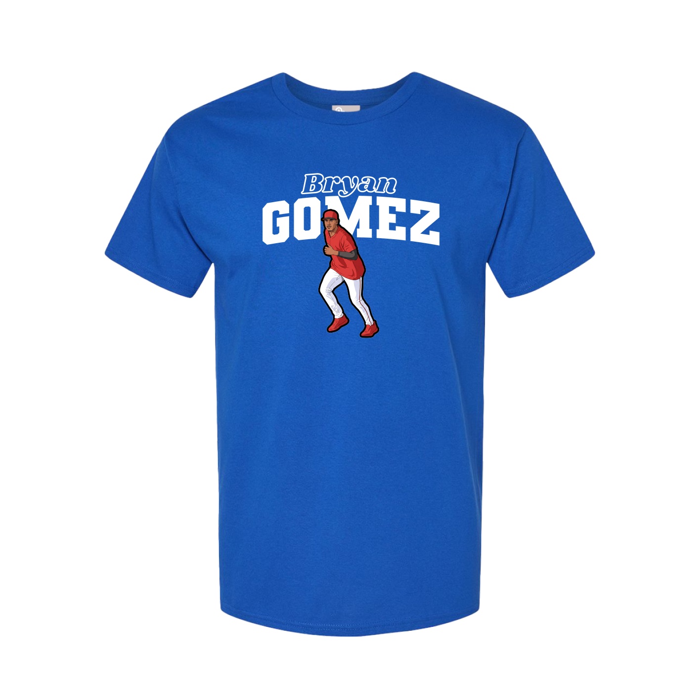 Youth Tee — Name Arch in Royal