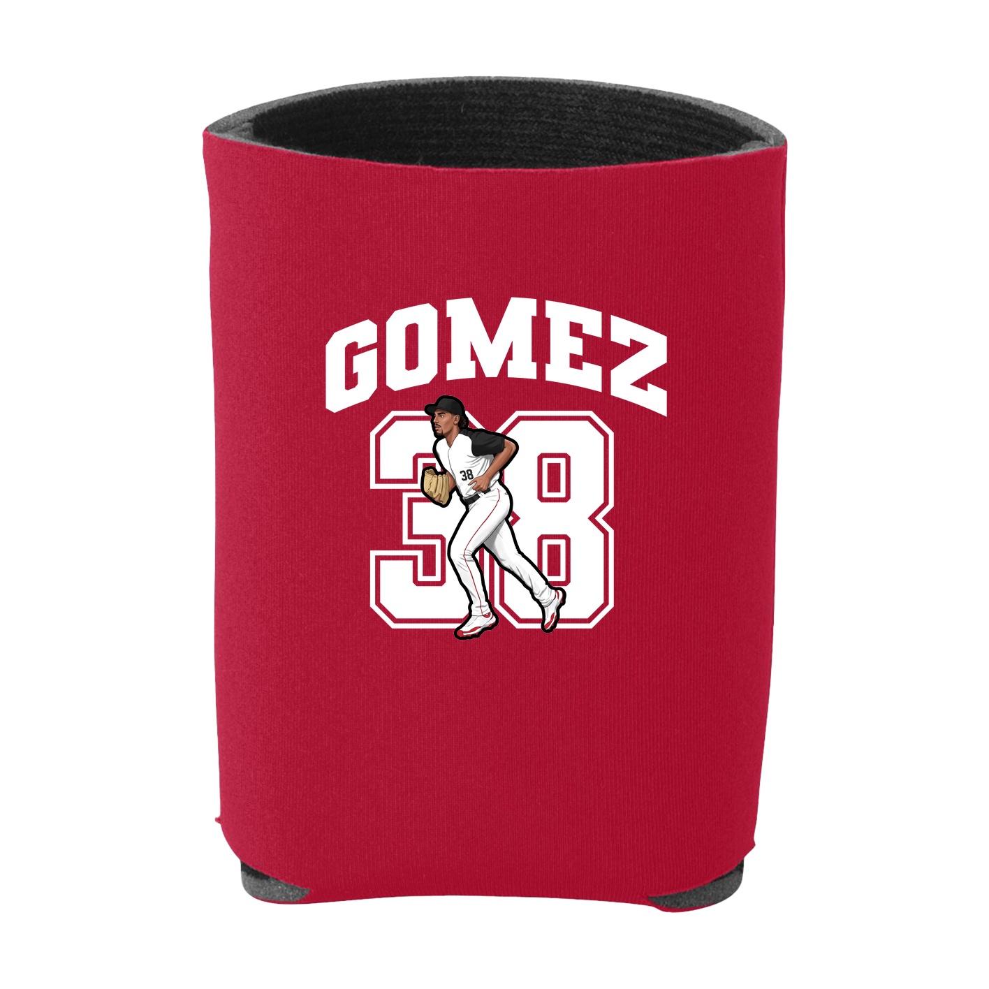 Can Holder — Number in Red