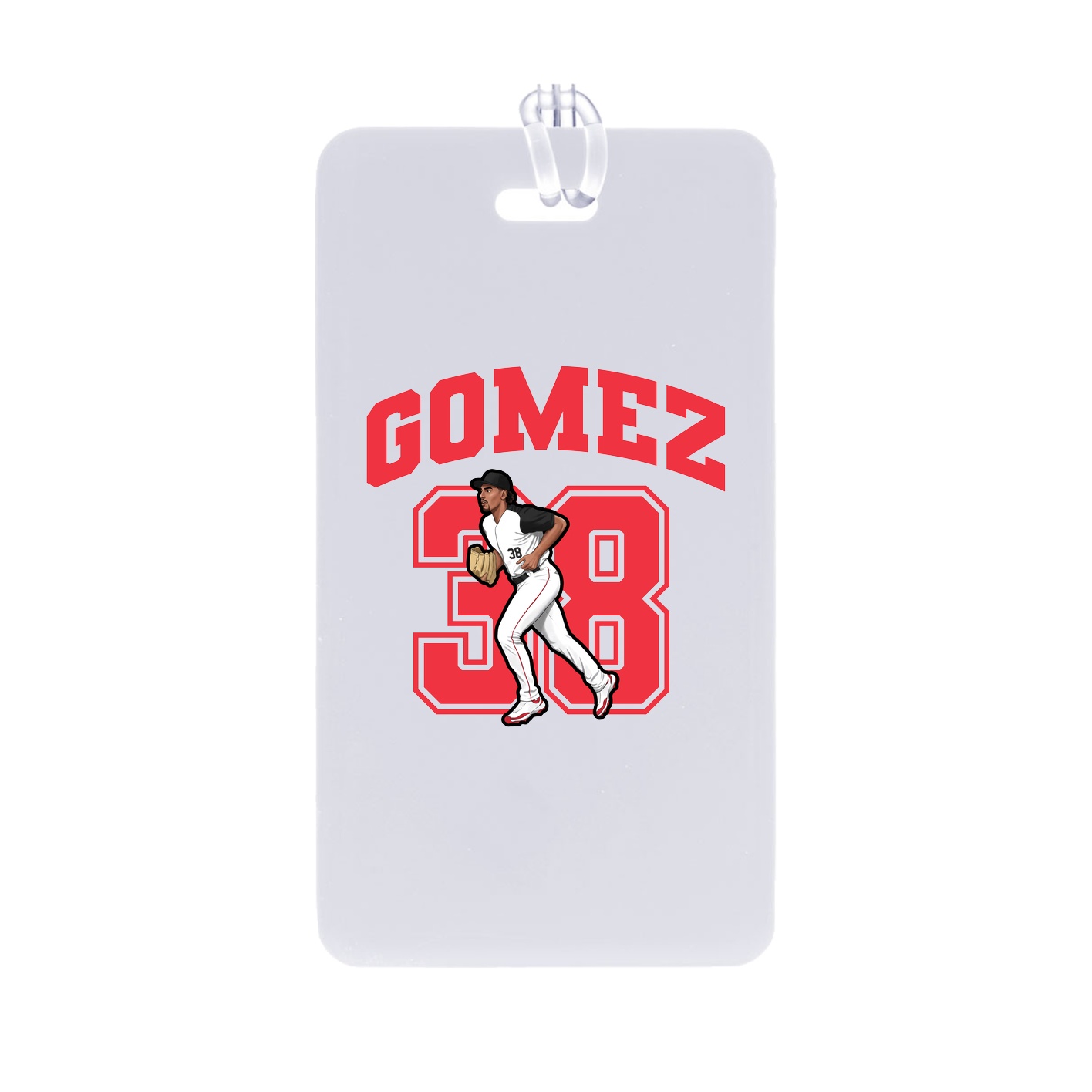 Bag Tag — Number in Classic