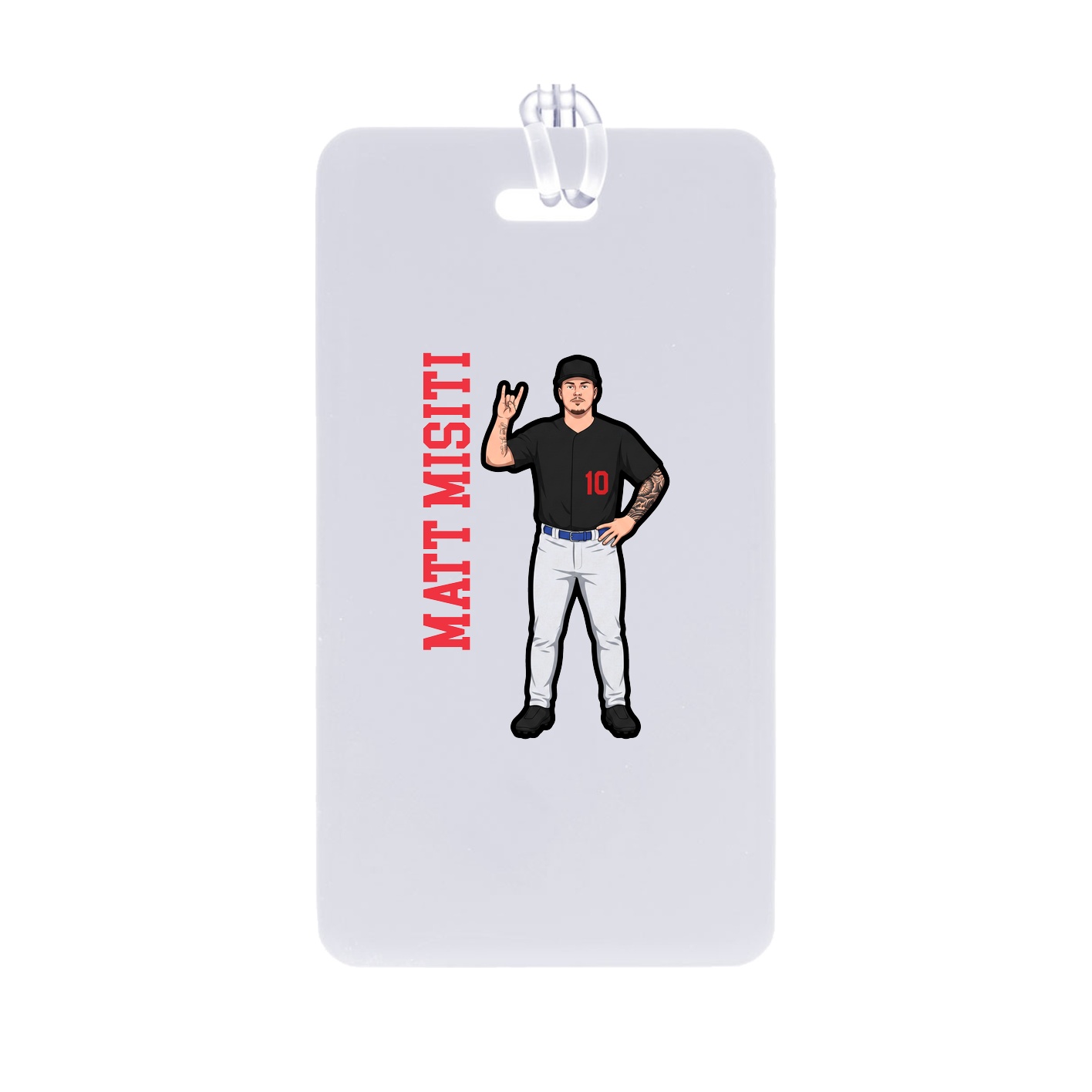 Bag Tag — Name Vertical in Classic