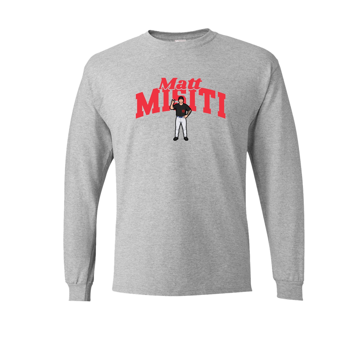 Long Sleeve Tee — Signature Arch in Grey