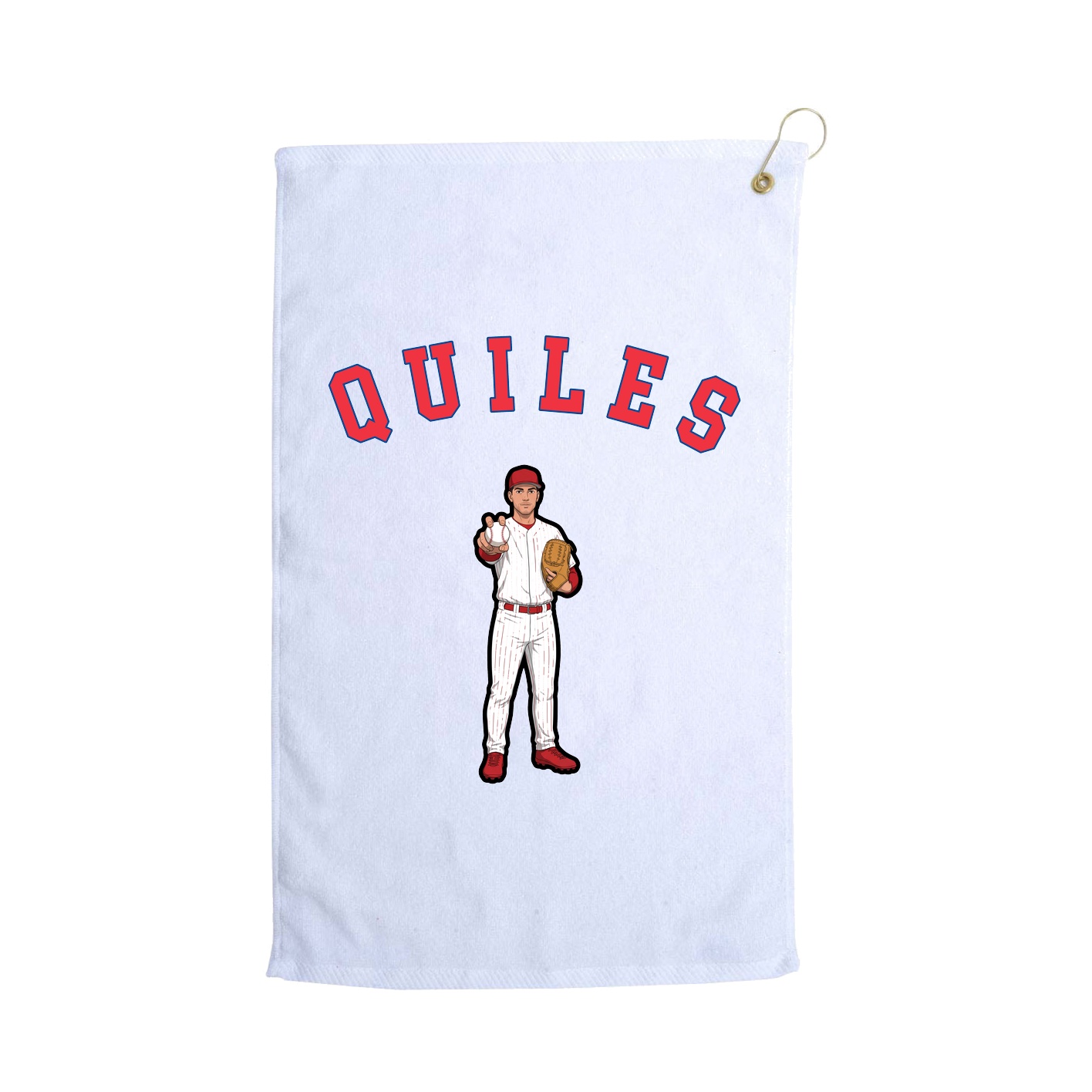 Golf Towel — Shirsey Arch in White