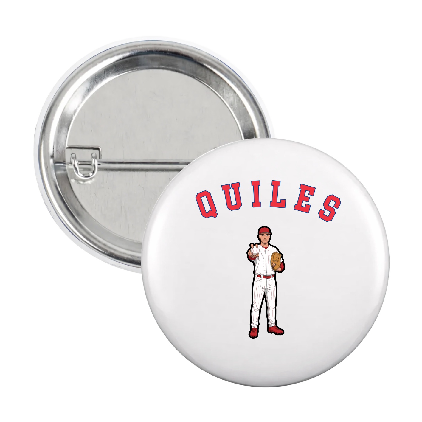 Game Day Button — Shirsey Arch in White