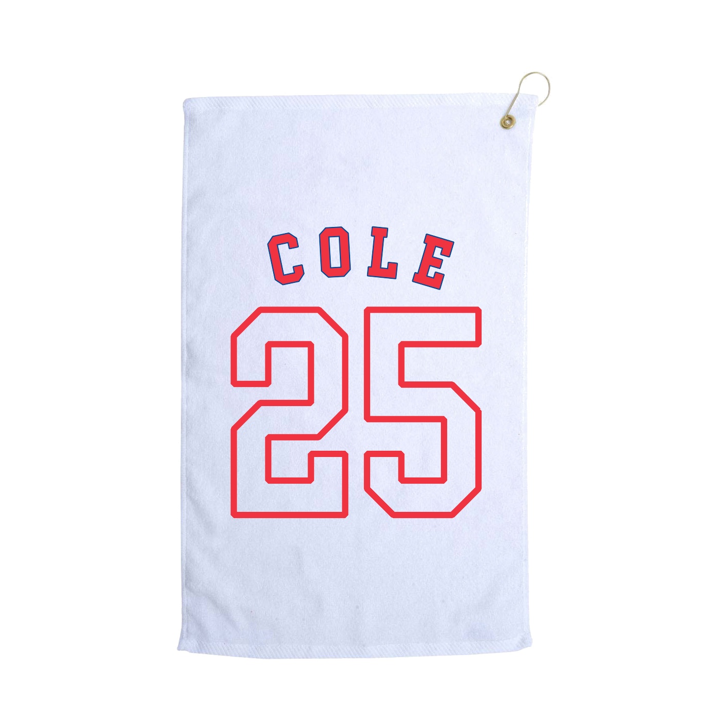 Golf Towel — Shirsey Arch in White