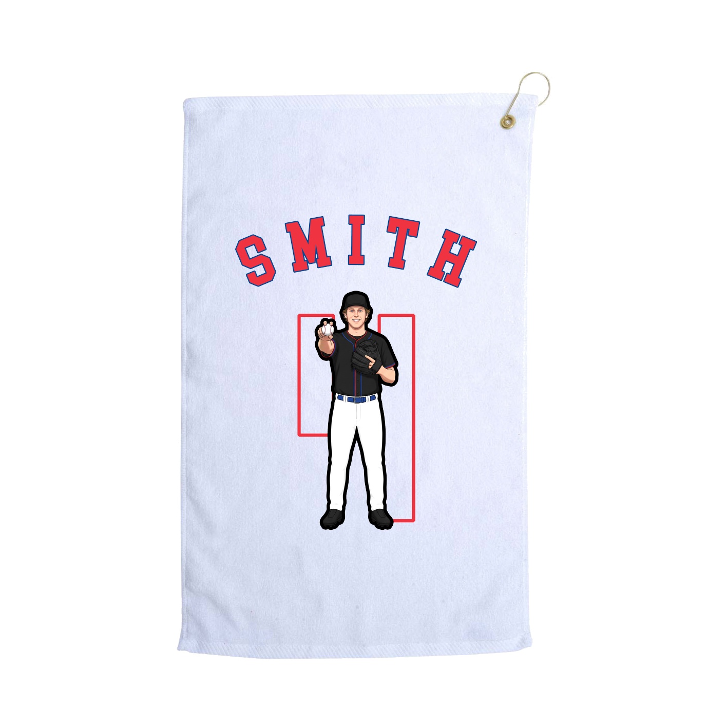 Golf Towel — Shirsey Arch in White