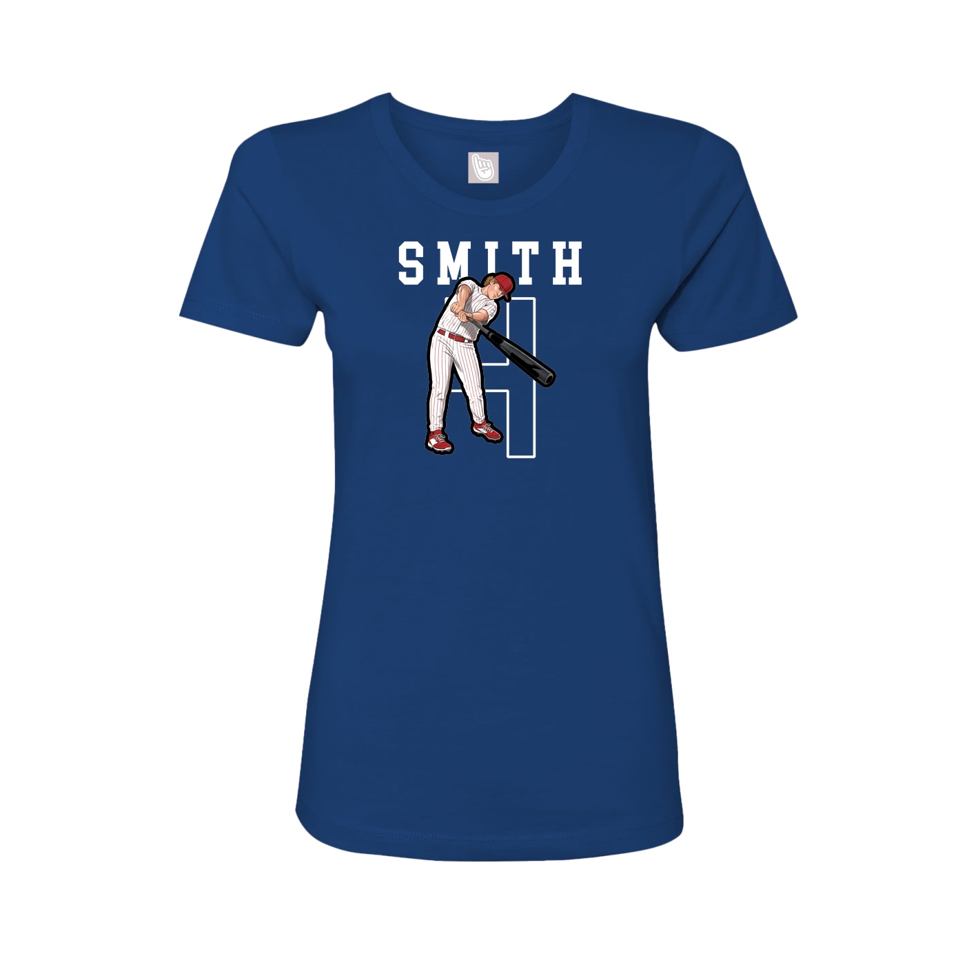 Fitted Women's Tee — Shirsey in Royal