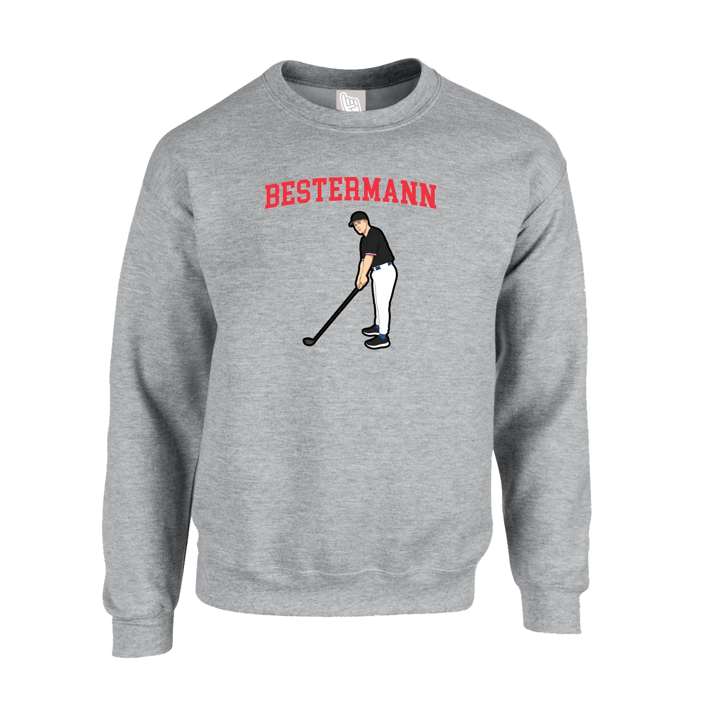 Fleece Crew — Shirsey in Grey