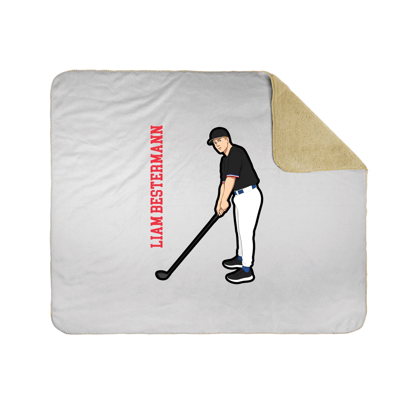 50x60 Sherpa Lined Throw Blanket