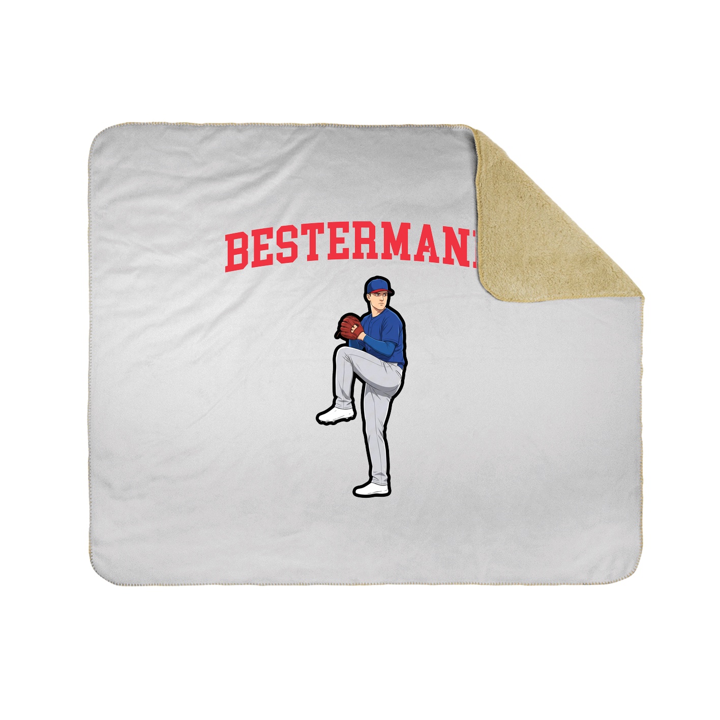 50x60 Sherpa Lined Throw Blanket