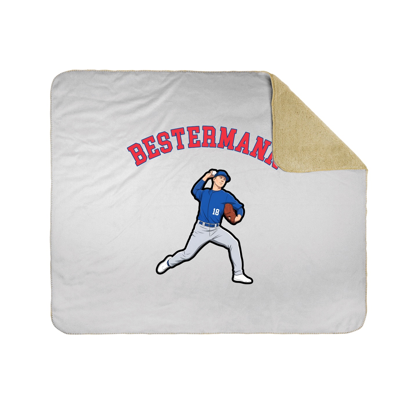 50x60 Sherpa Lined Throw Blanket