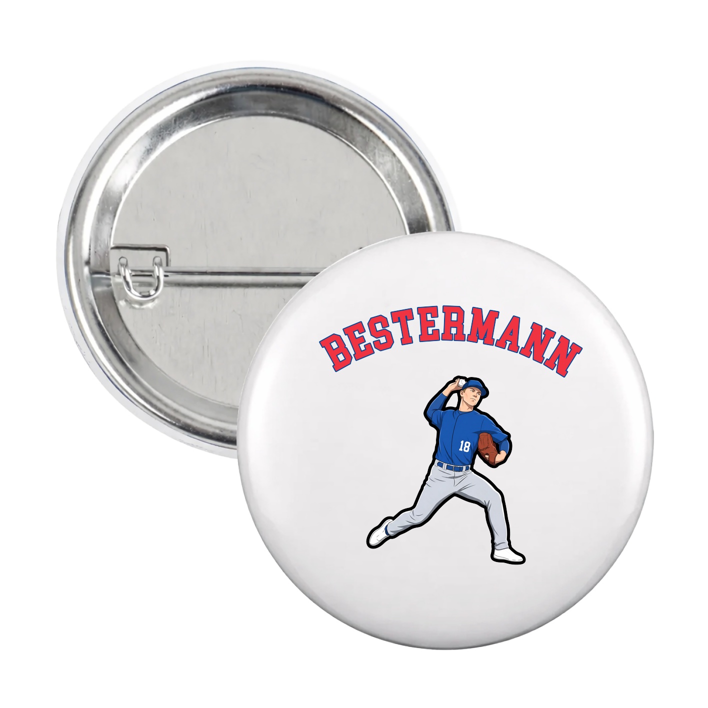 Game Day Button — Shirsey Arch in White