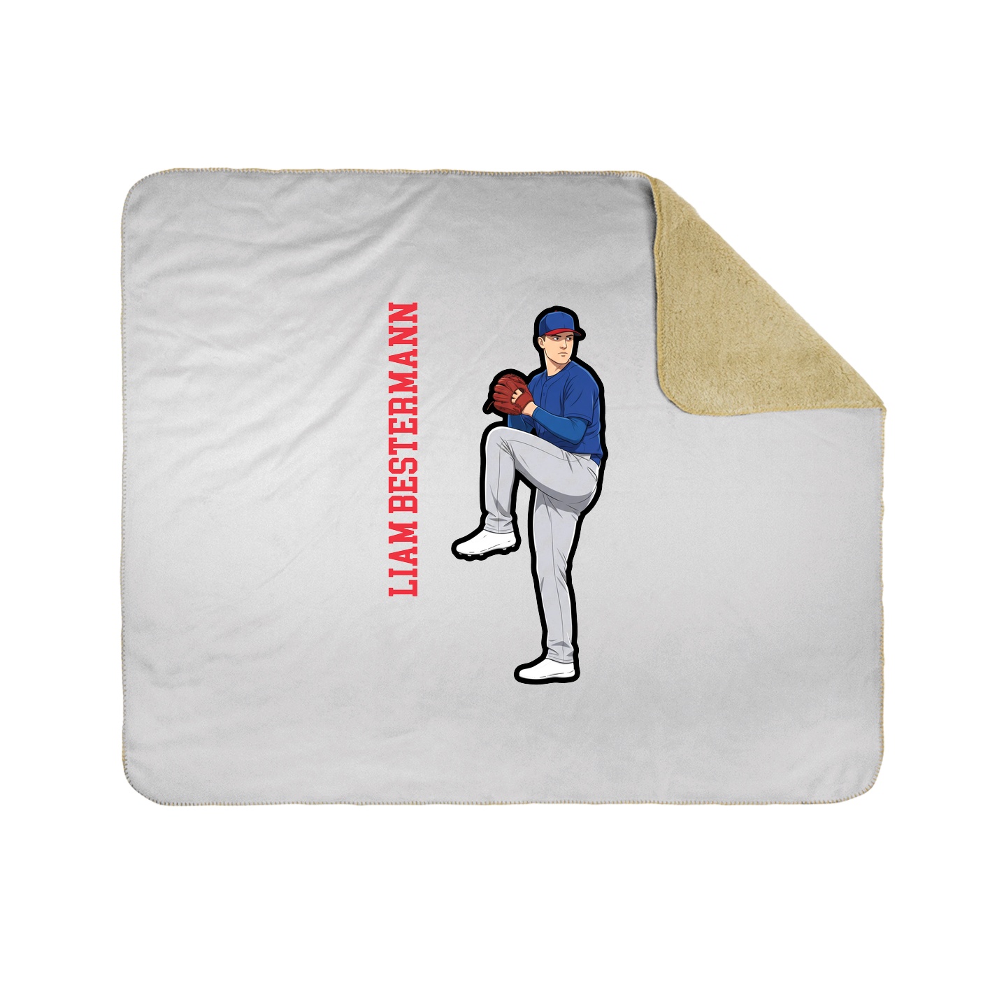 50x60 Sherpa Lined Throw Blanket